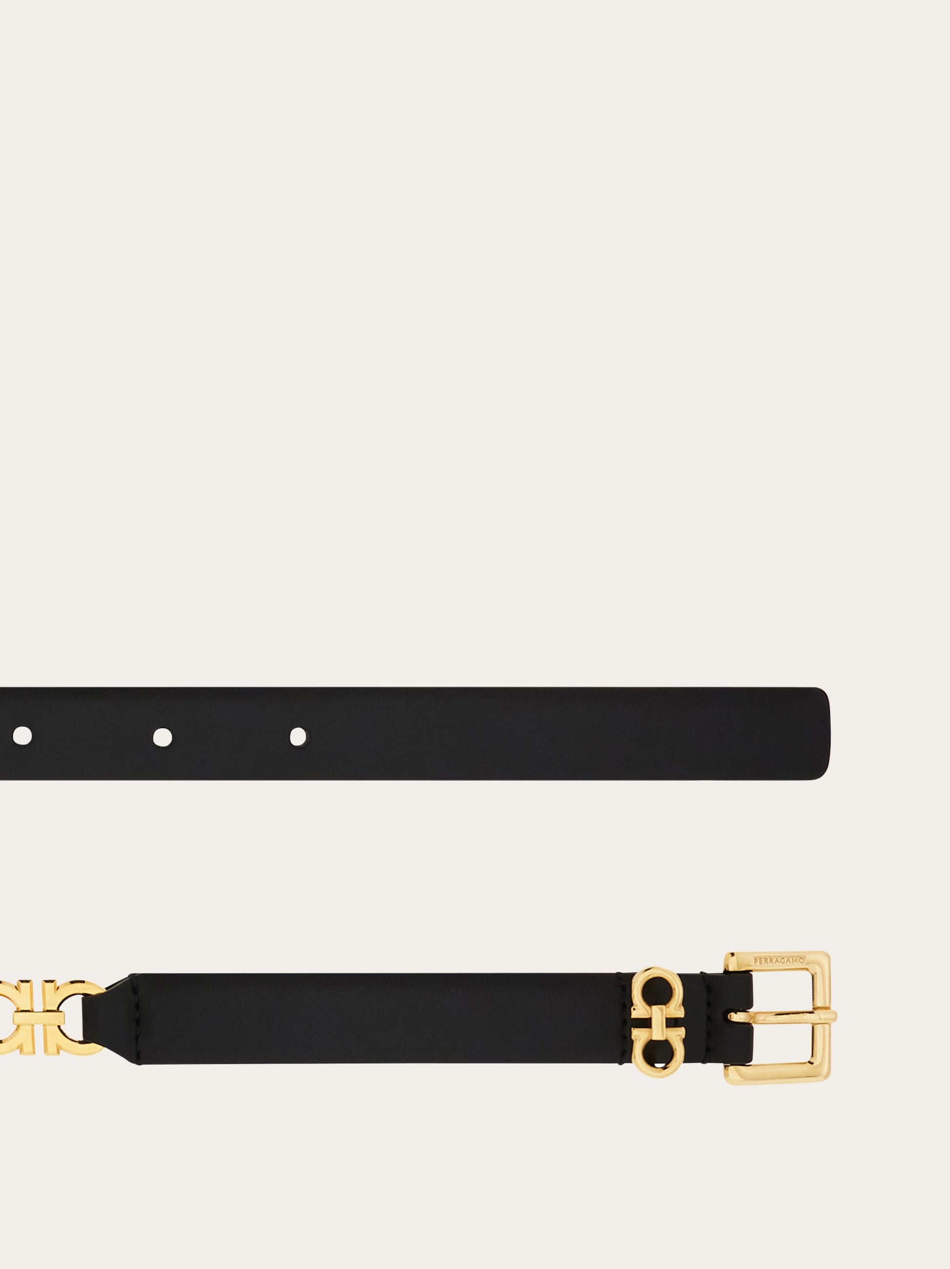 Gancini belt with chain - Women | Ferragamo