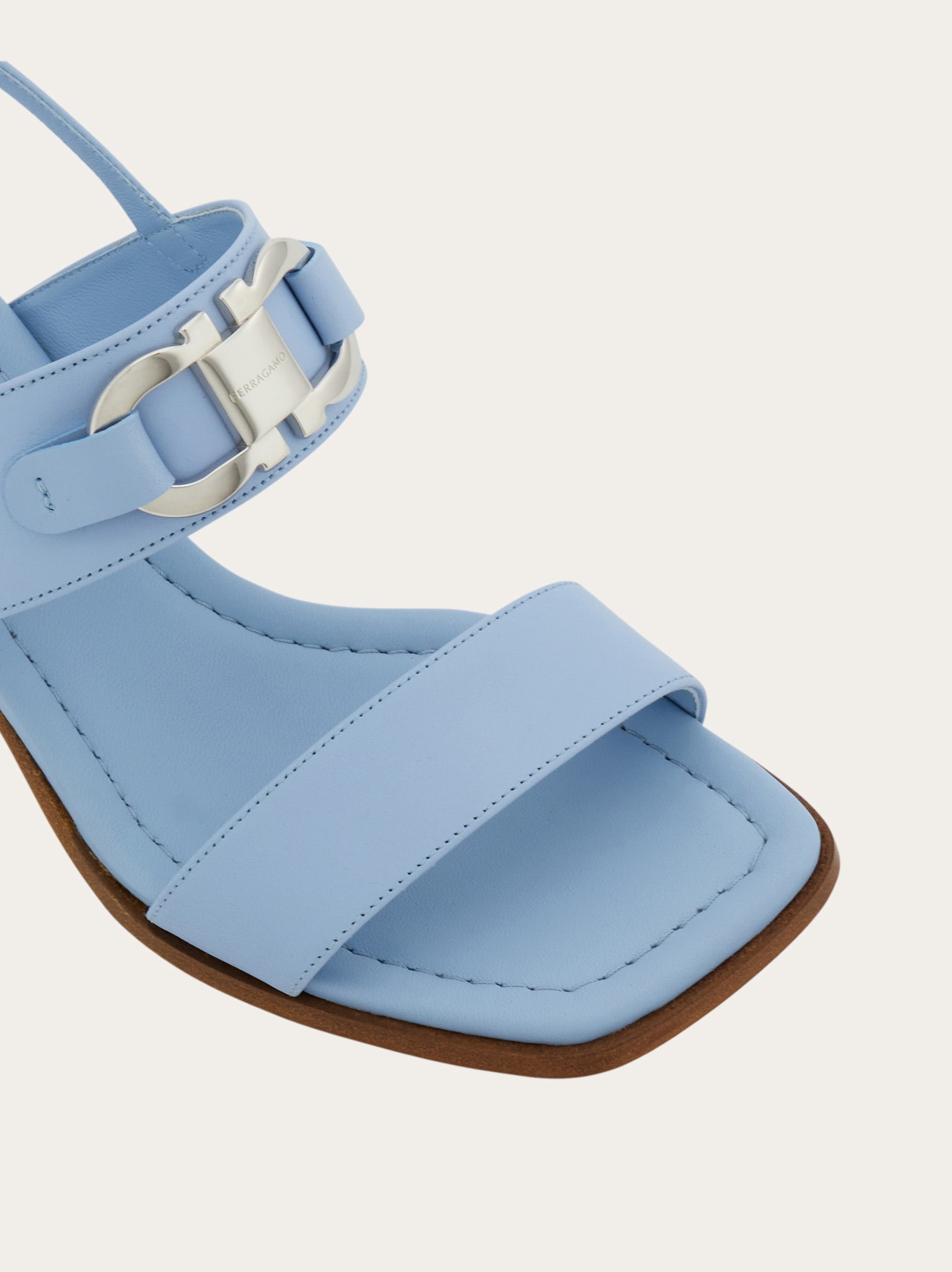 Sandal with Gancini ornament - Women | Ferragamo
