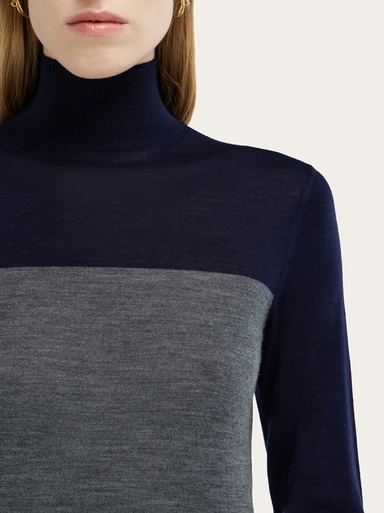 バイカラー ニット Gallery image 4