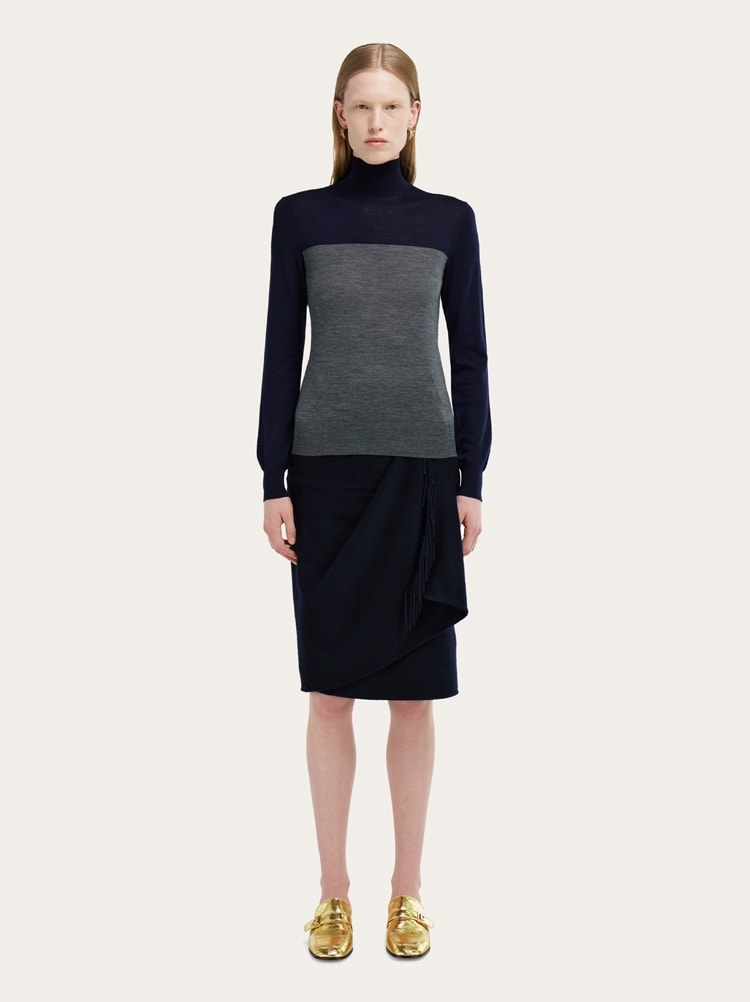 バイカラー ニット Gallery image 6