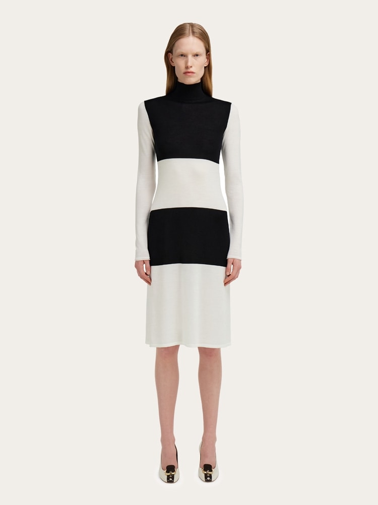 Vestido color block Gallery image 2