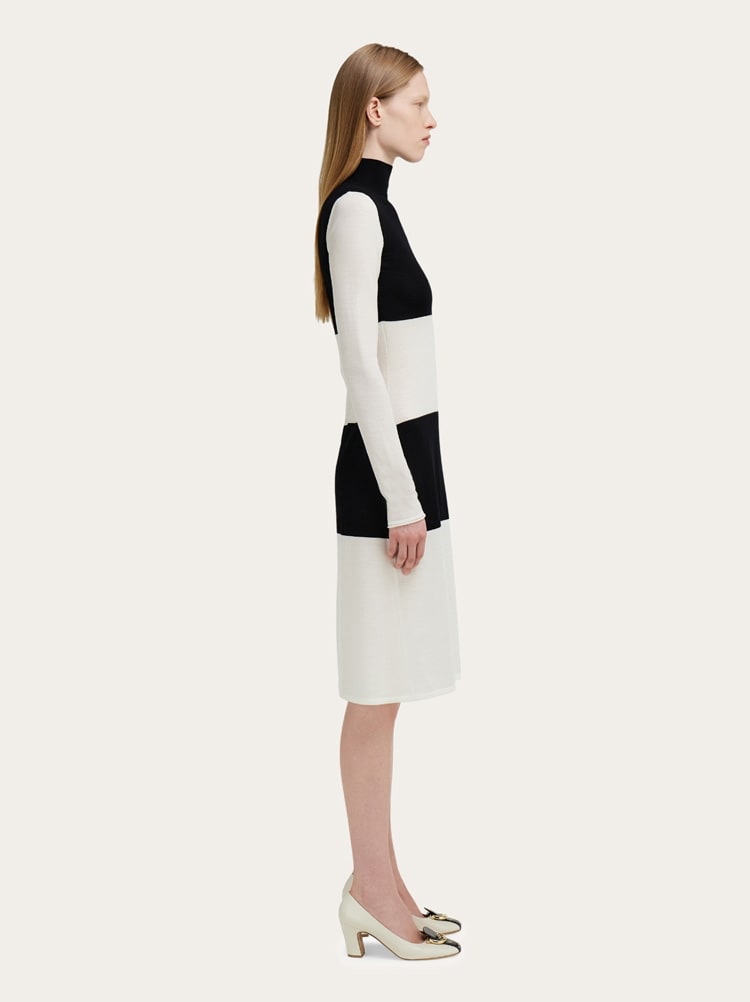 Vestido color block Gallery image 3