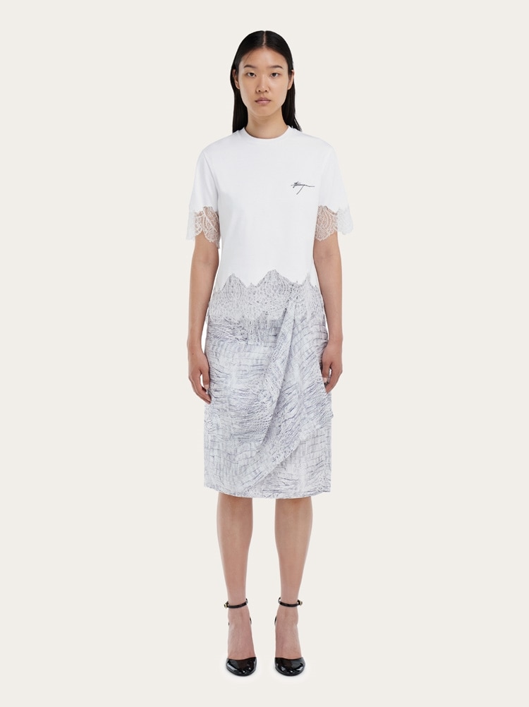 レースインサート Tシャツ Gallery image 5