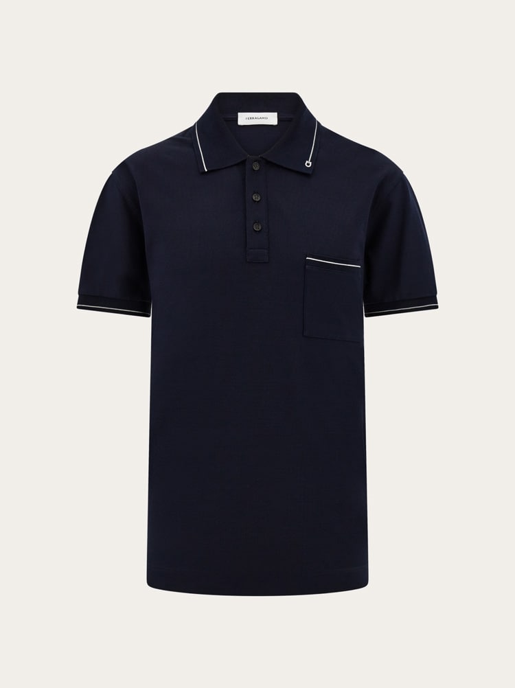 コットン ポロシャツ Gallery image 1