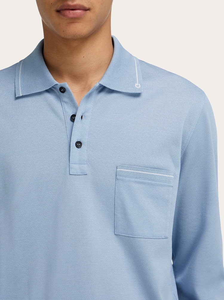Long sleeved polo shirt Gallery image 4