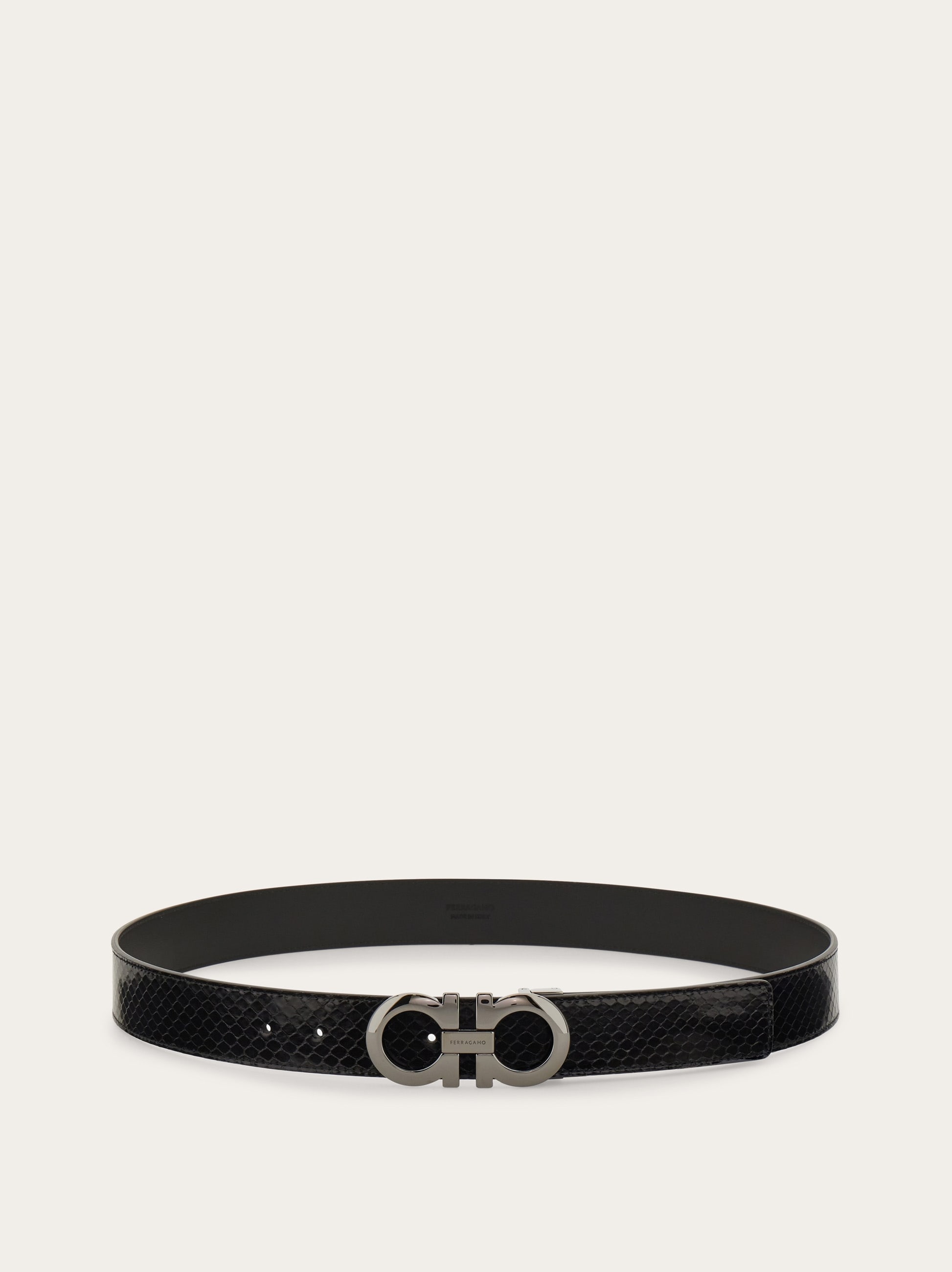 Adjustable Gancini belt - Men | Ferragamo