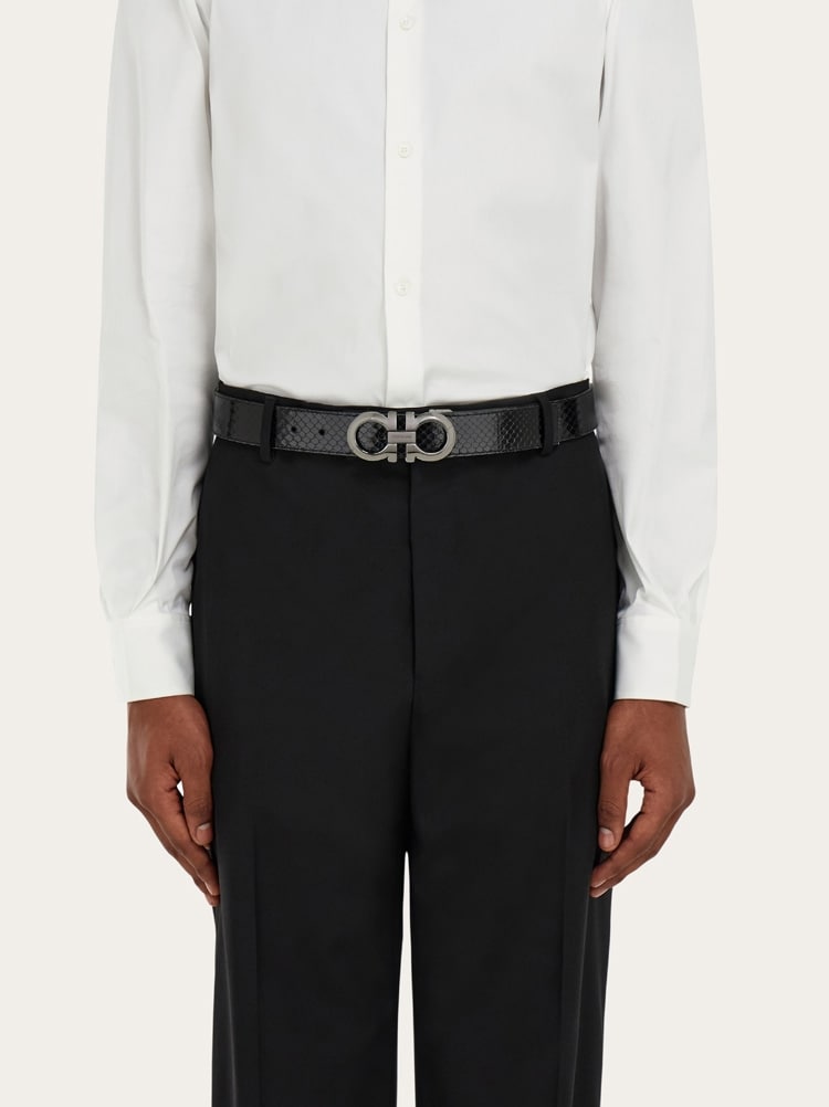 Adjustable Gancini belt Gallery image 4