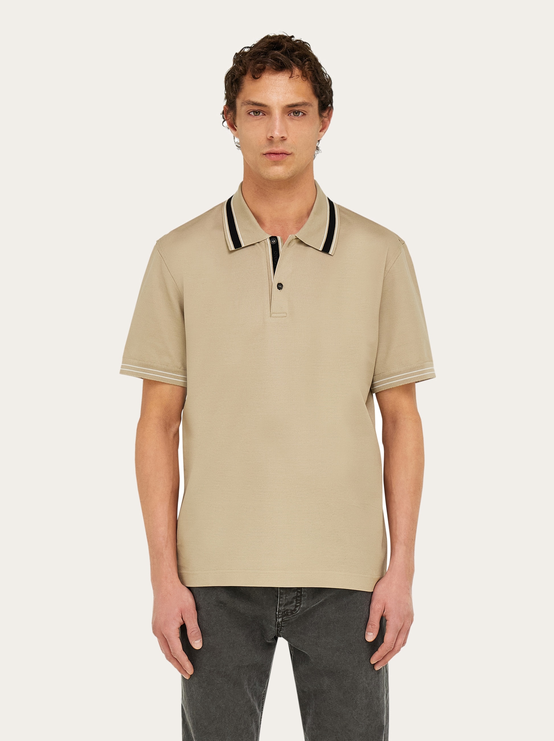 Short sleeve polo shirt - Men | Ferragamo