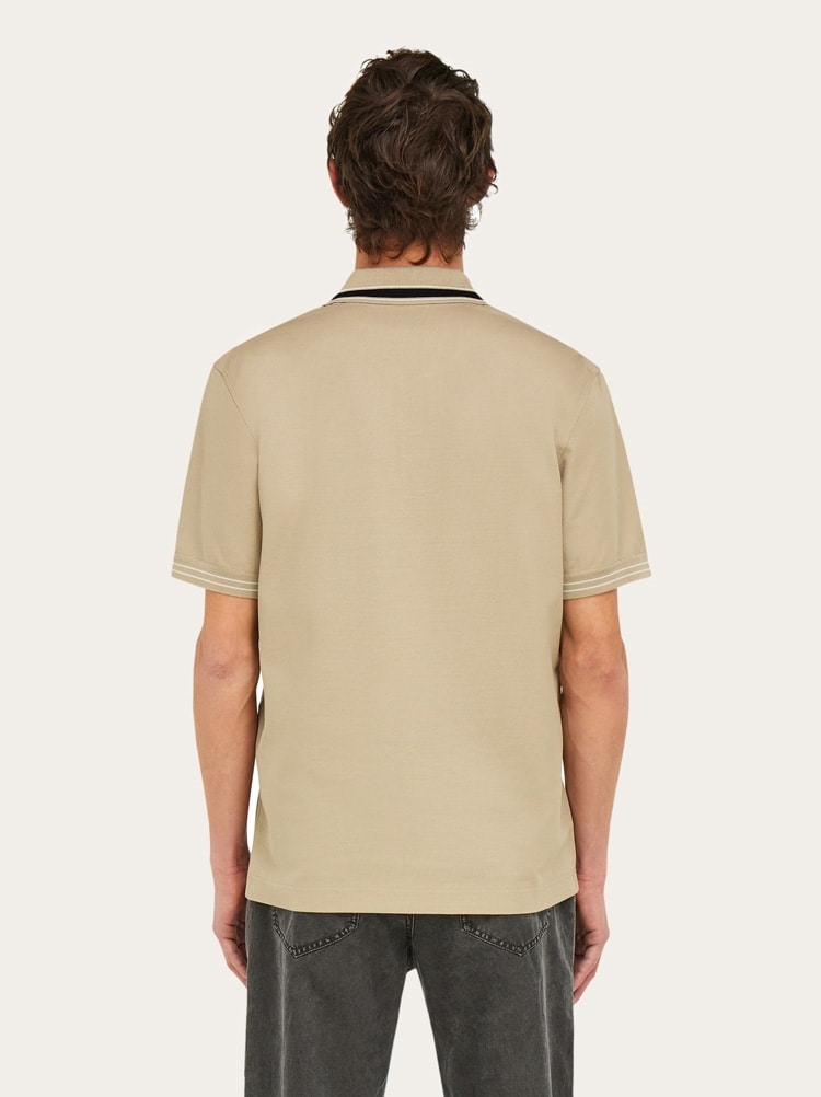 コットン ポロシャツ Gallery image 3