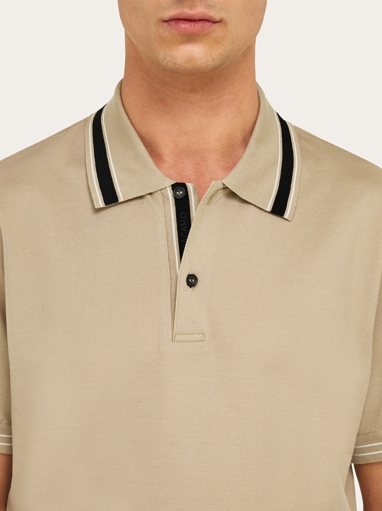 コットン ポロシャツ Gallery image 4