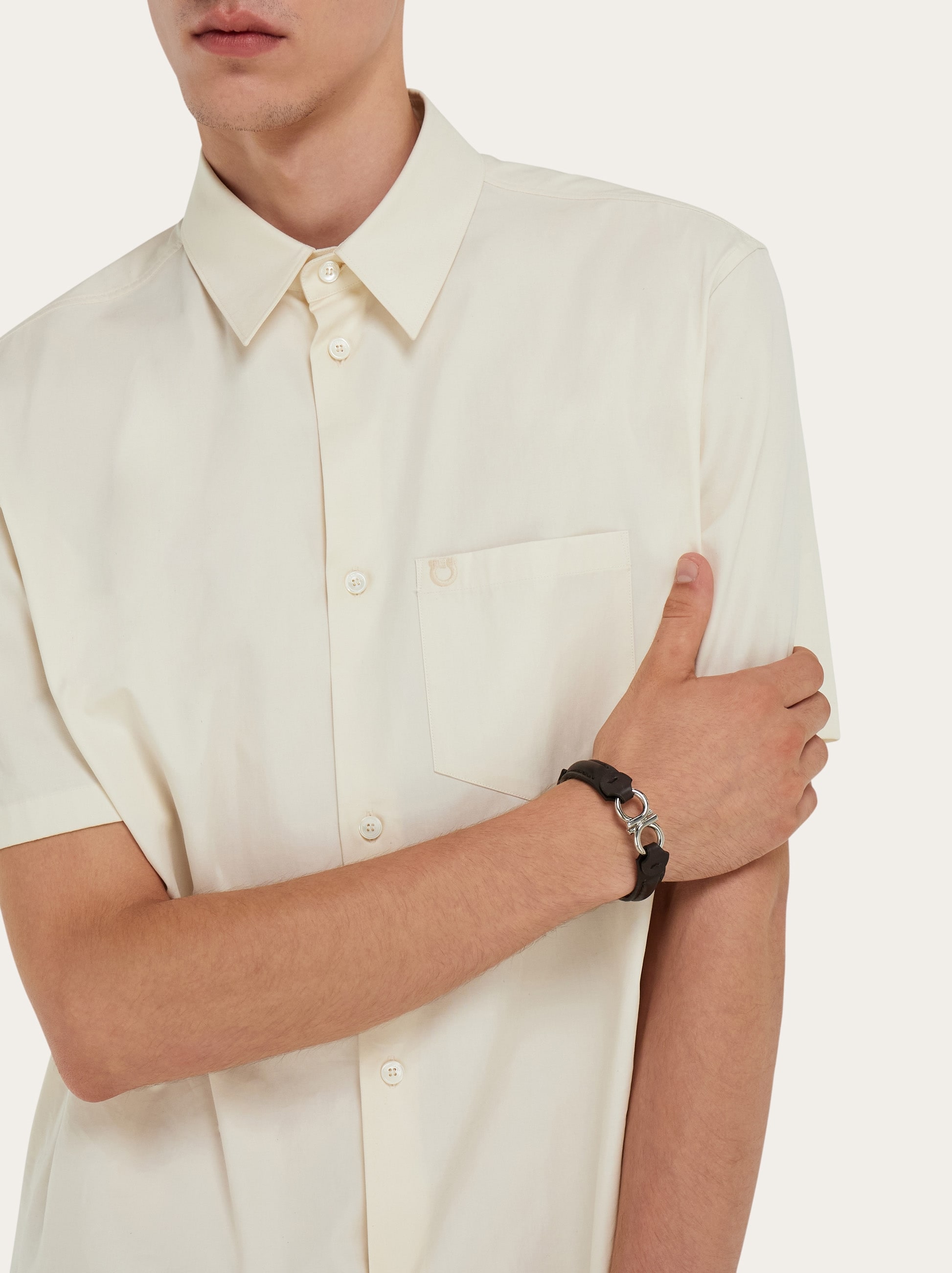 Double Gancini bracelet - Men | Ferragamo
