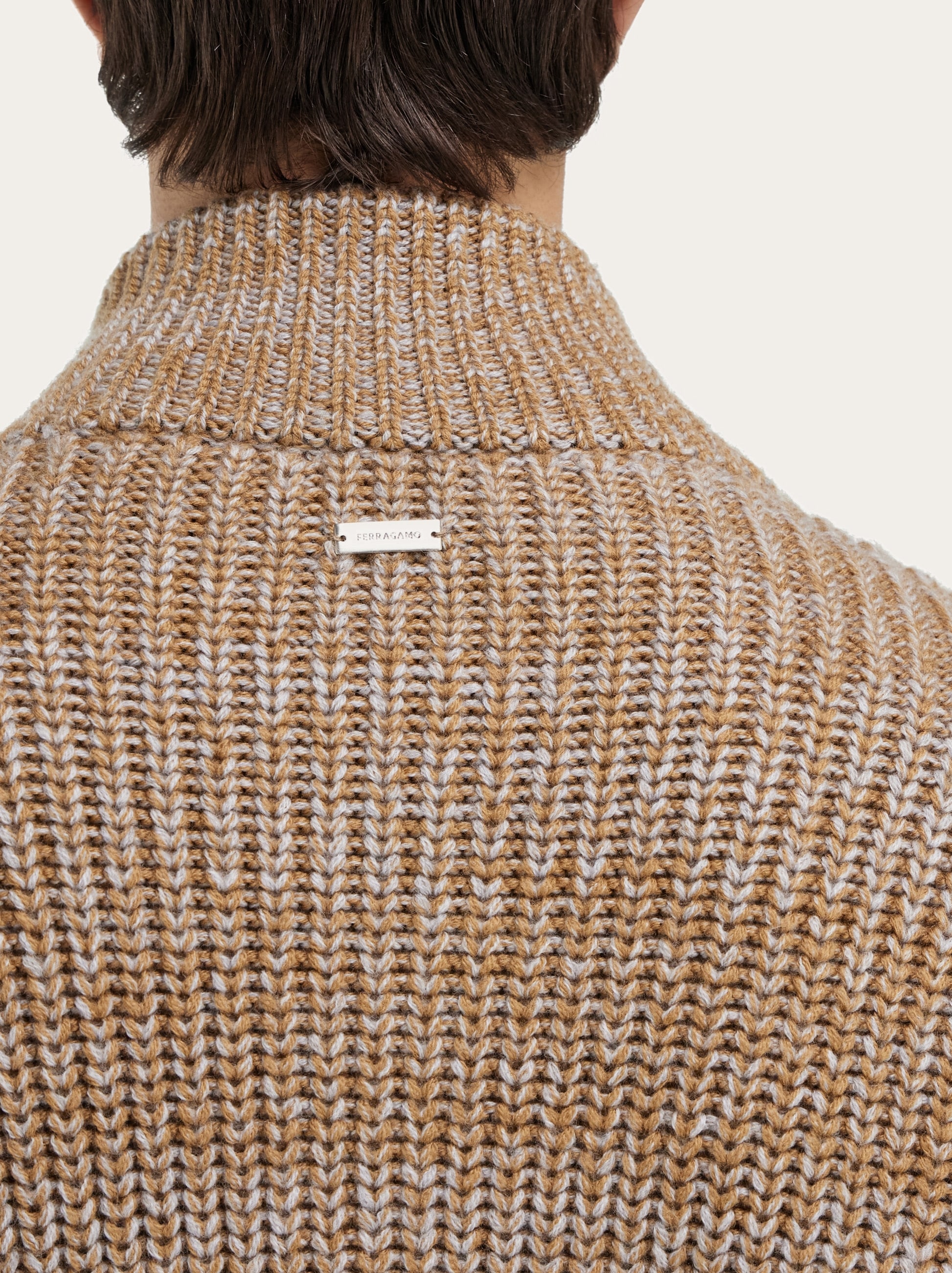 High neck cardigan - Men | Ferragamo