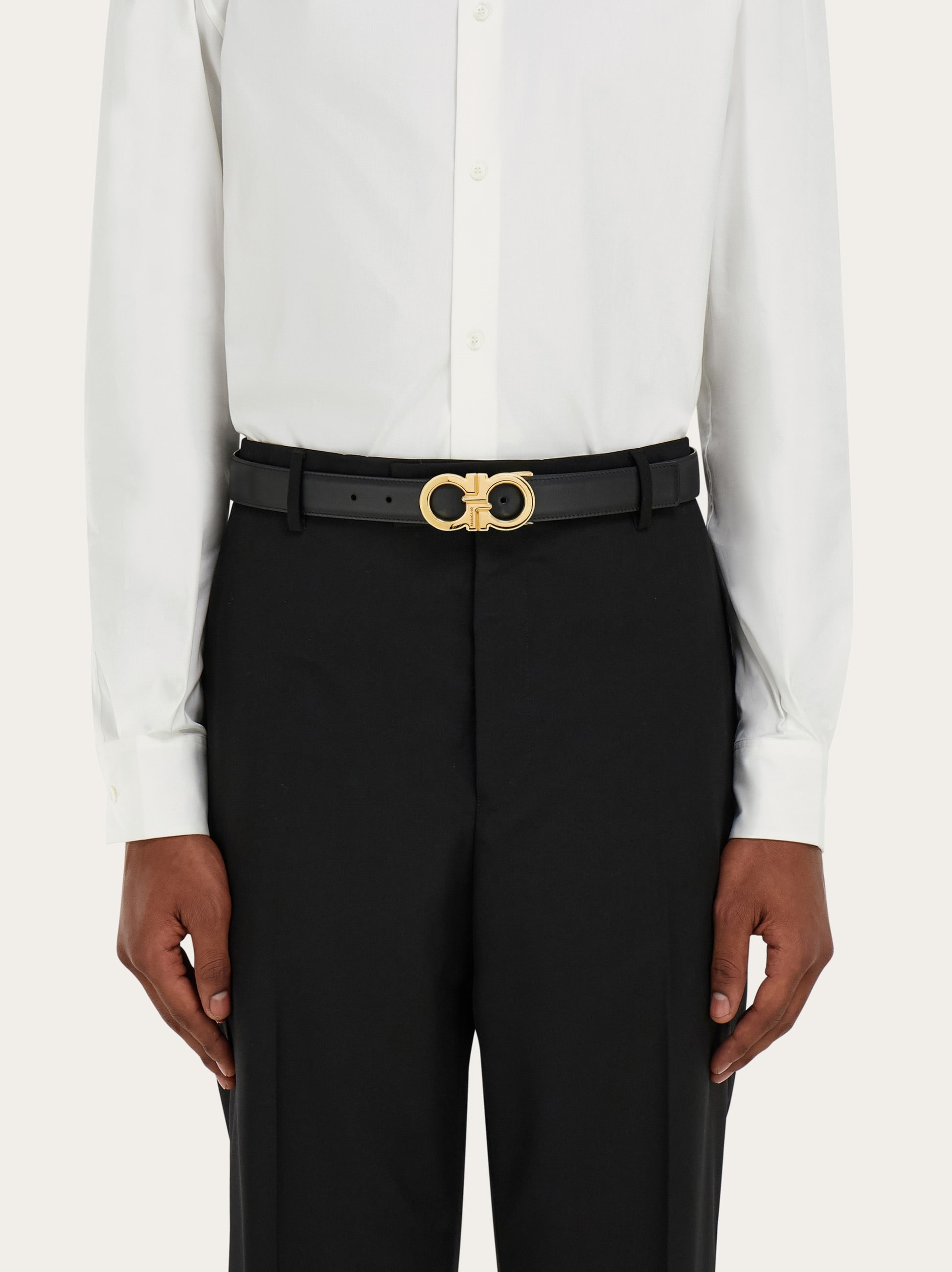 Salvatore Ferragamo Adjustable & Reversible Gancini Belt Reversible And Adjustable Gancini Belt Ferragamo-Via Manzoni main image 2