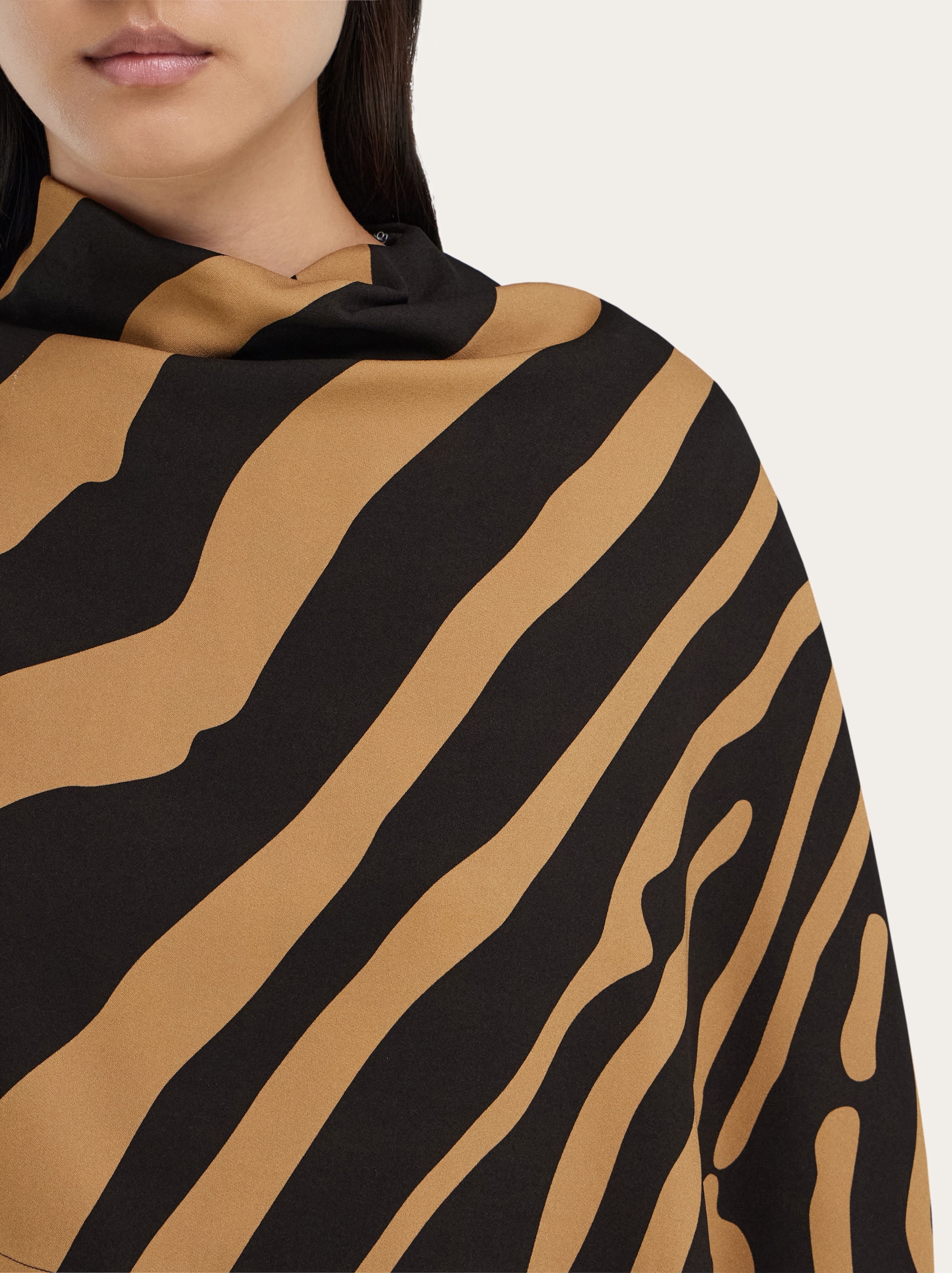 Sleeveless animal print top - Women | Ferragamo