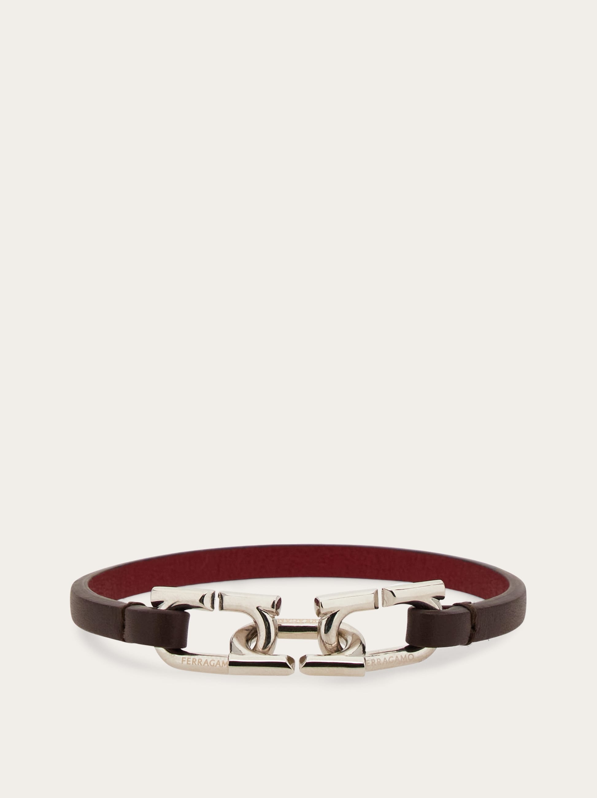 Bicolor Gancini bracelet - Men | Ferragamo