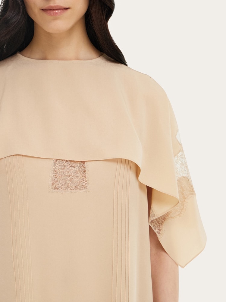 Dress with lace inserts Gallery image 5