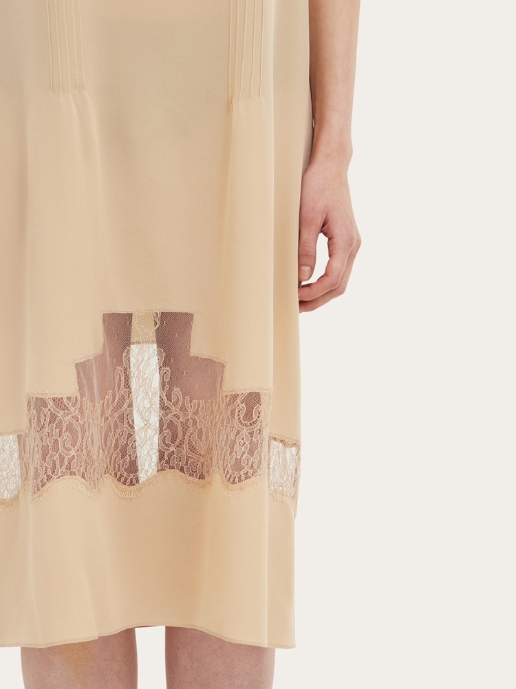 Dress with lace inserts Gallery image 6