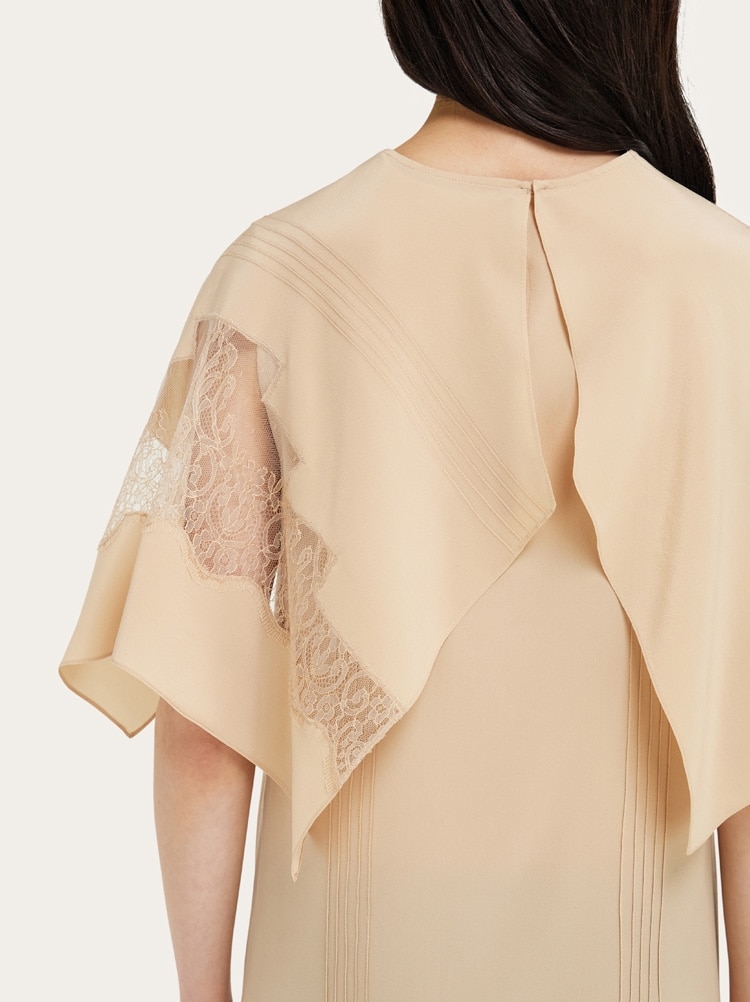 Dress with lace inserts Gallery image 7