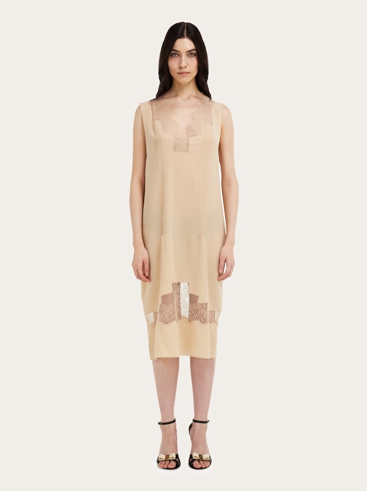 Dress with lace inserts Gallery image 8