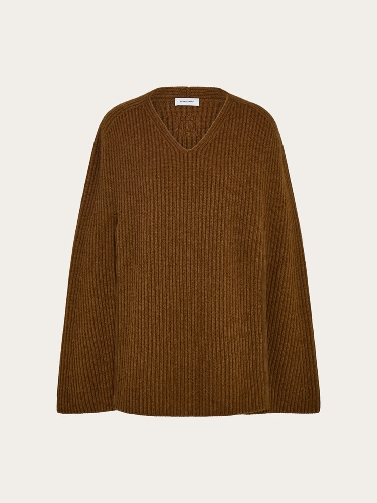 Cashmere blend cape Gallery image 1