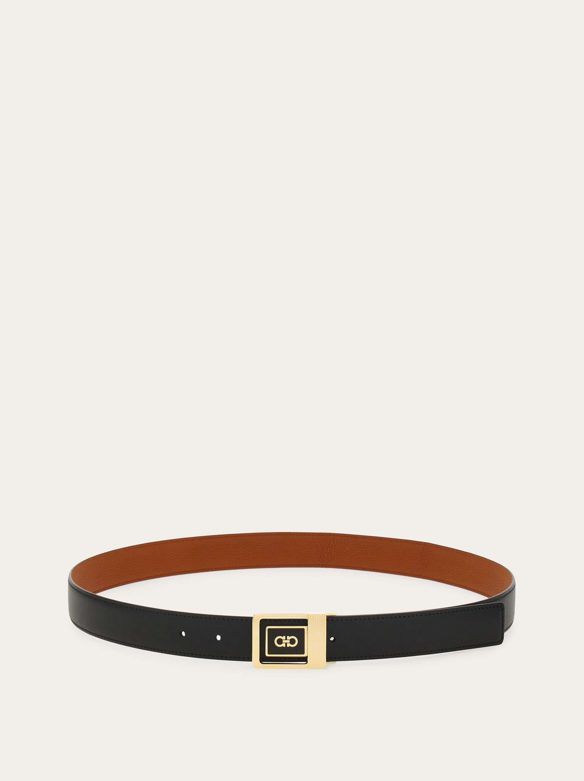 Reversible and adjustable belt - Men | Ferragamo