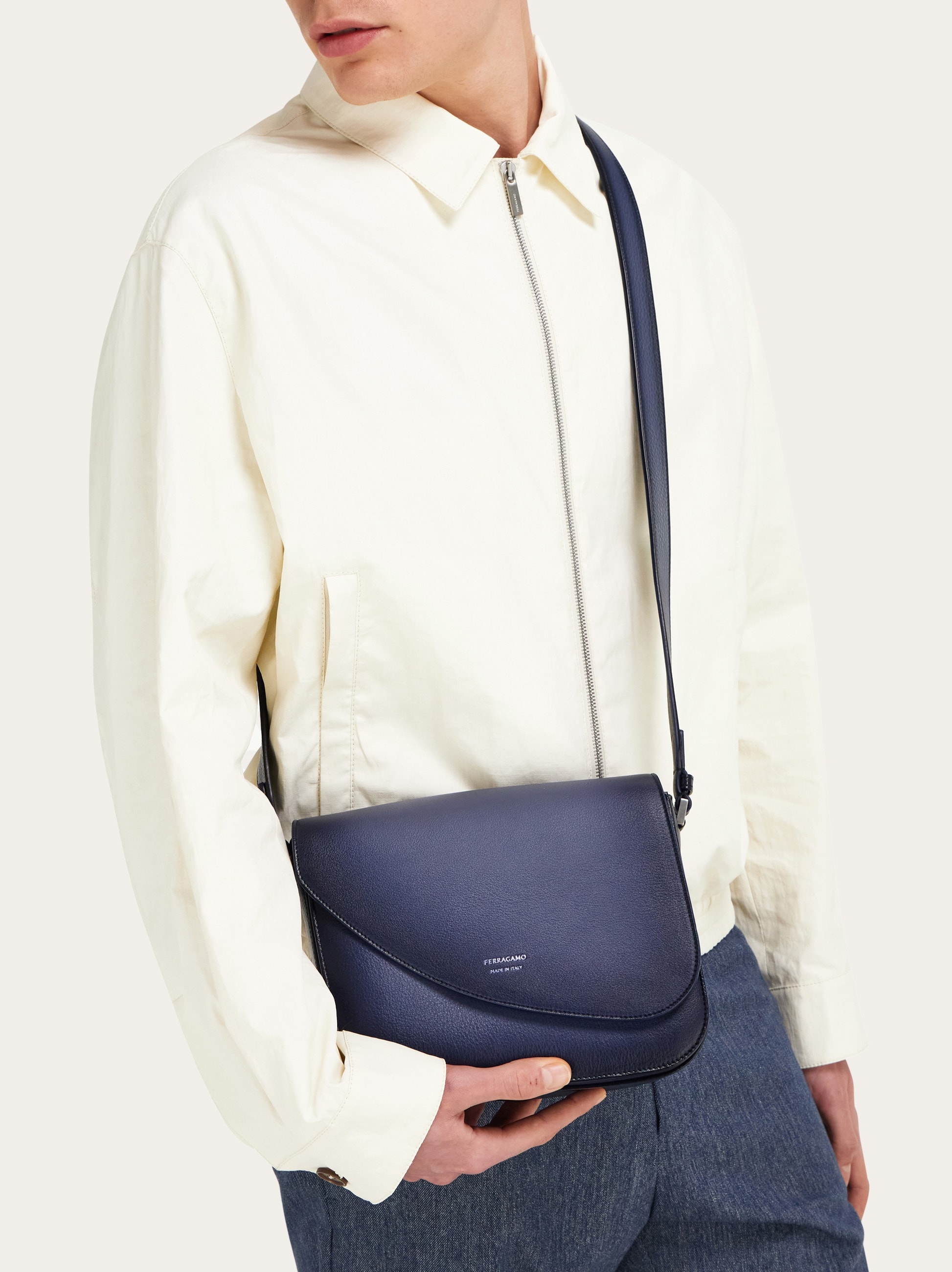 Fiamma messenger bag (S) - Men | Ferragamo