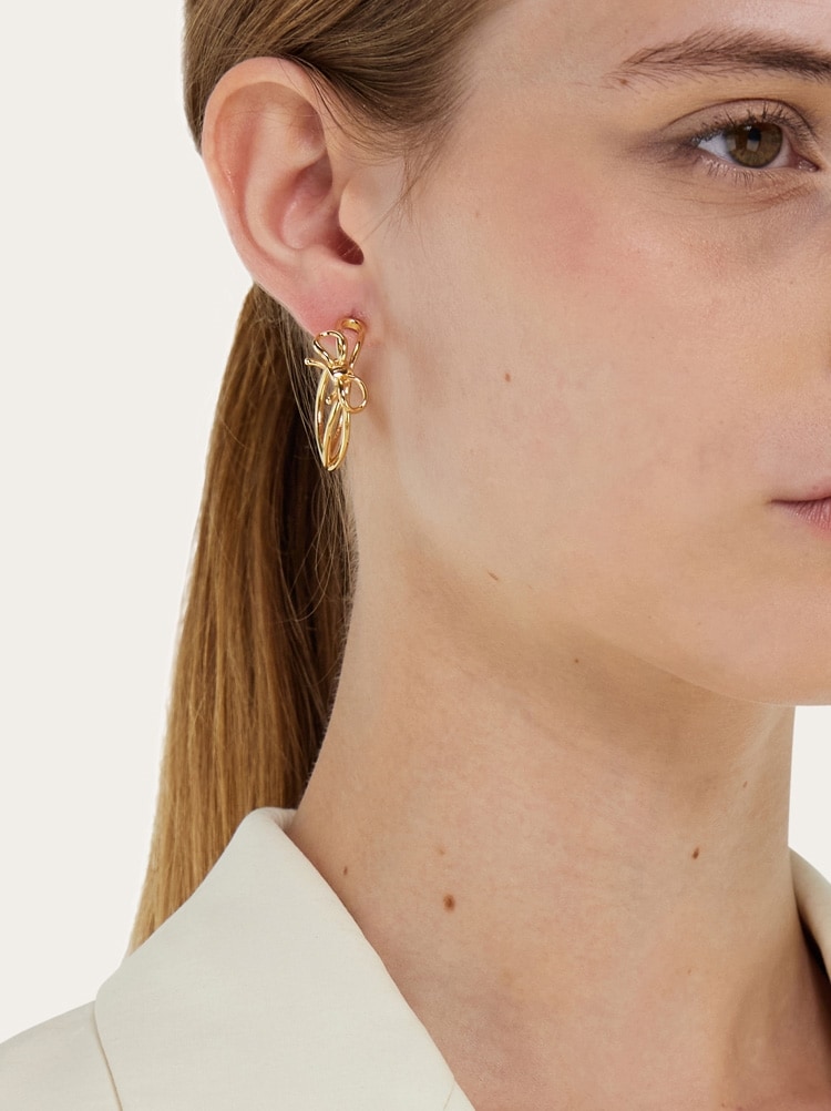 Earrings with bow Gallery image 4