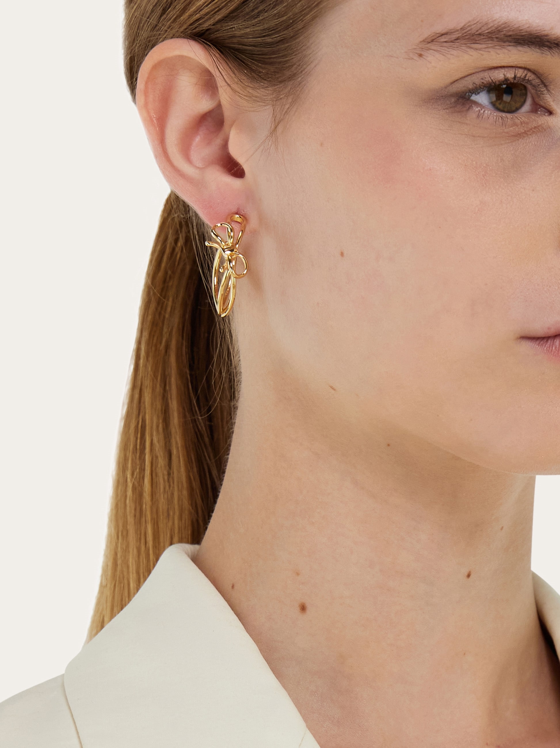 リボン フープピアス - ウィメンズ | Ferragamo