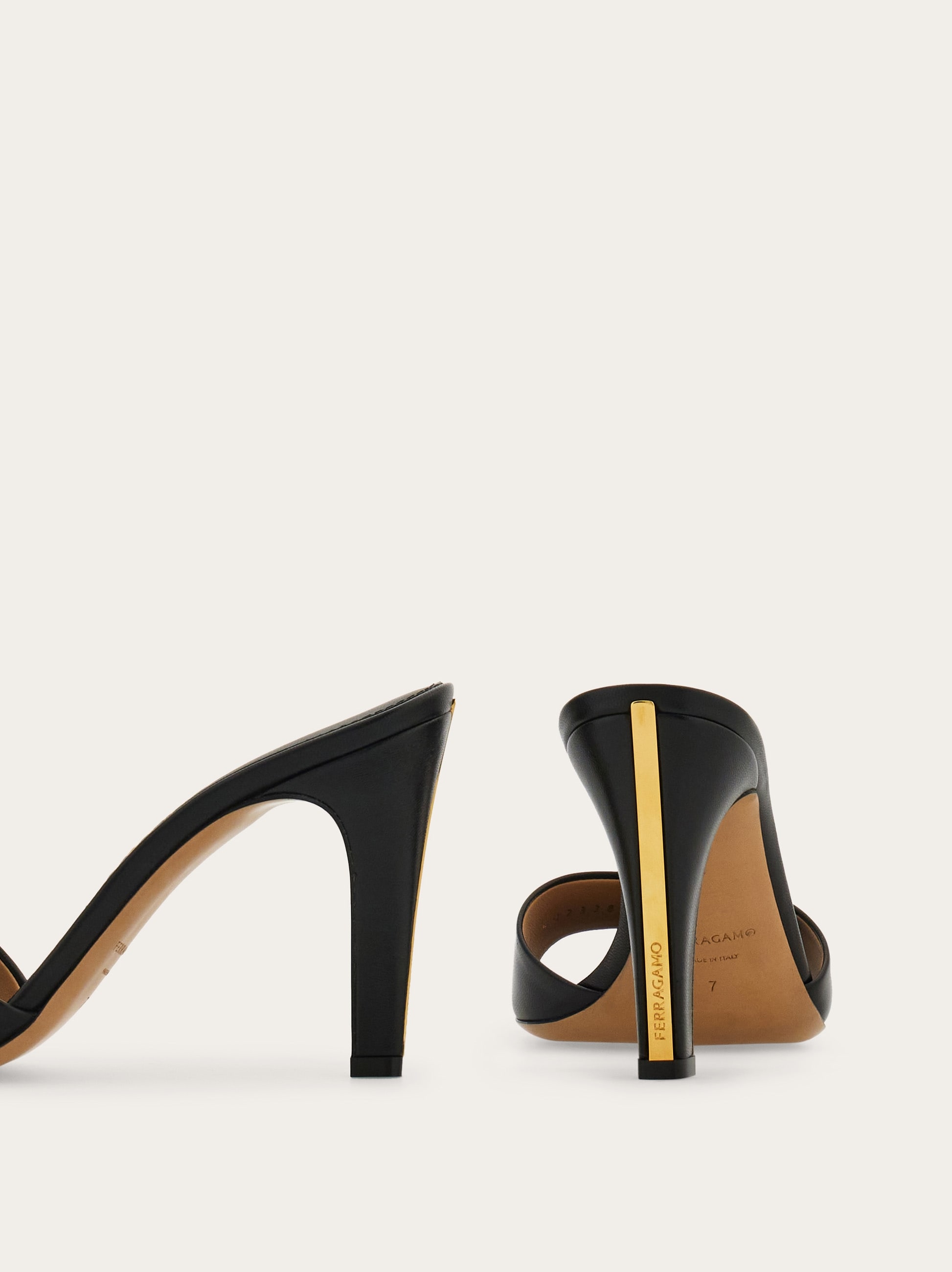 High heeled slide - Women | Ferragamo