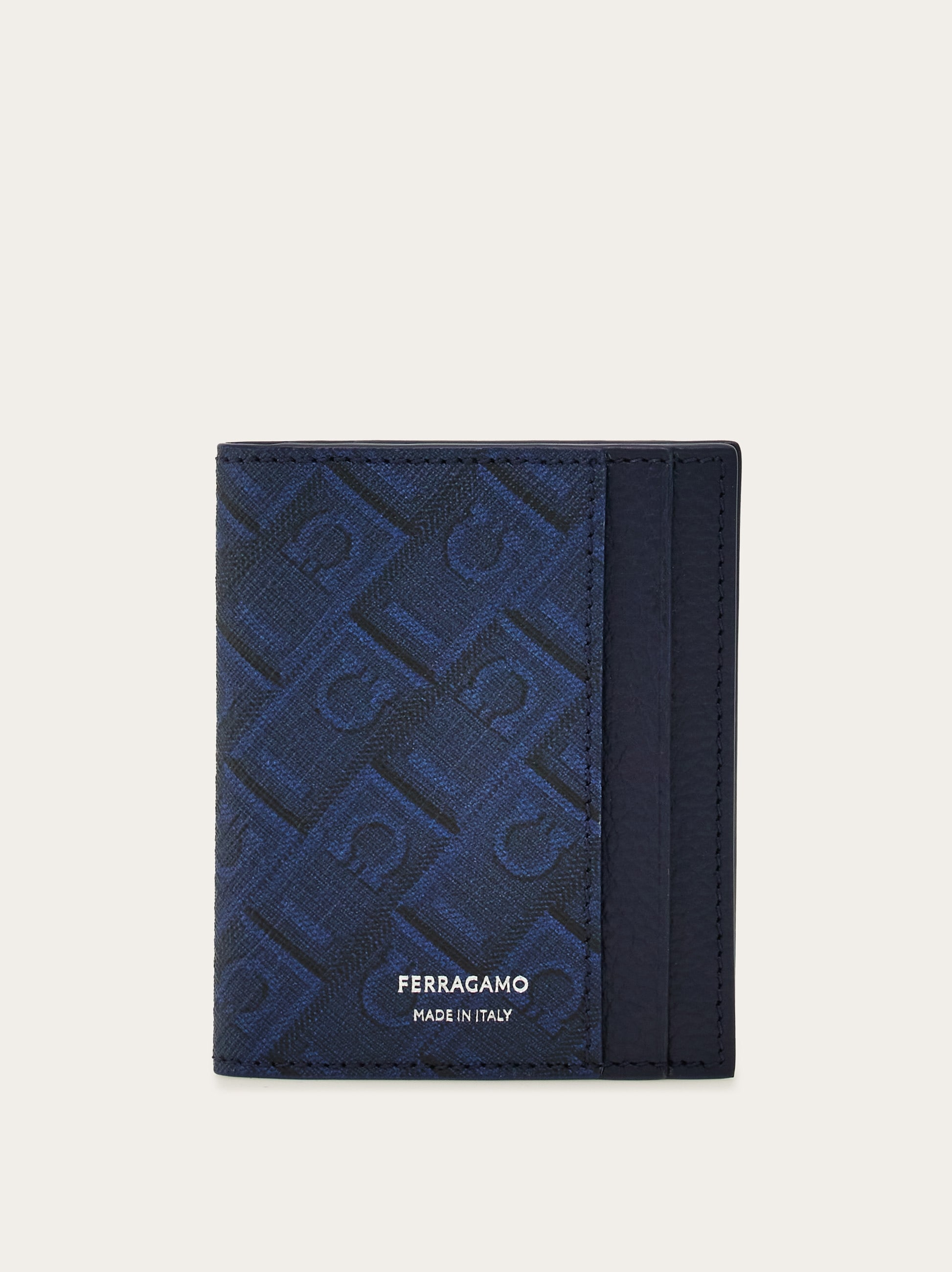 Ferragamo Monogram credit card holder - Men | Ferragamo