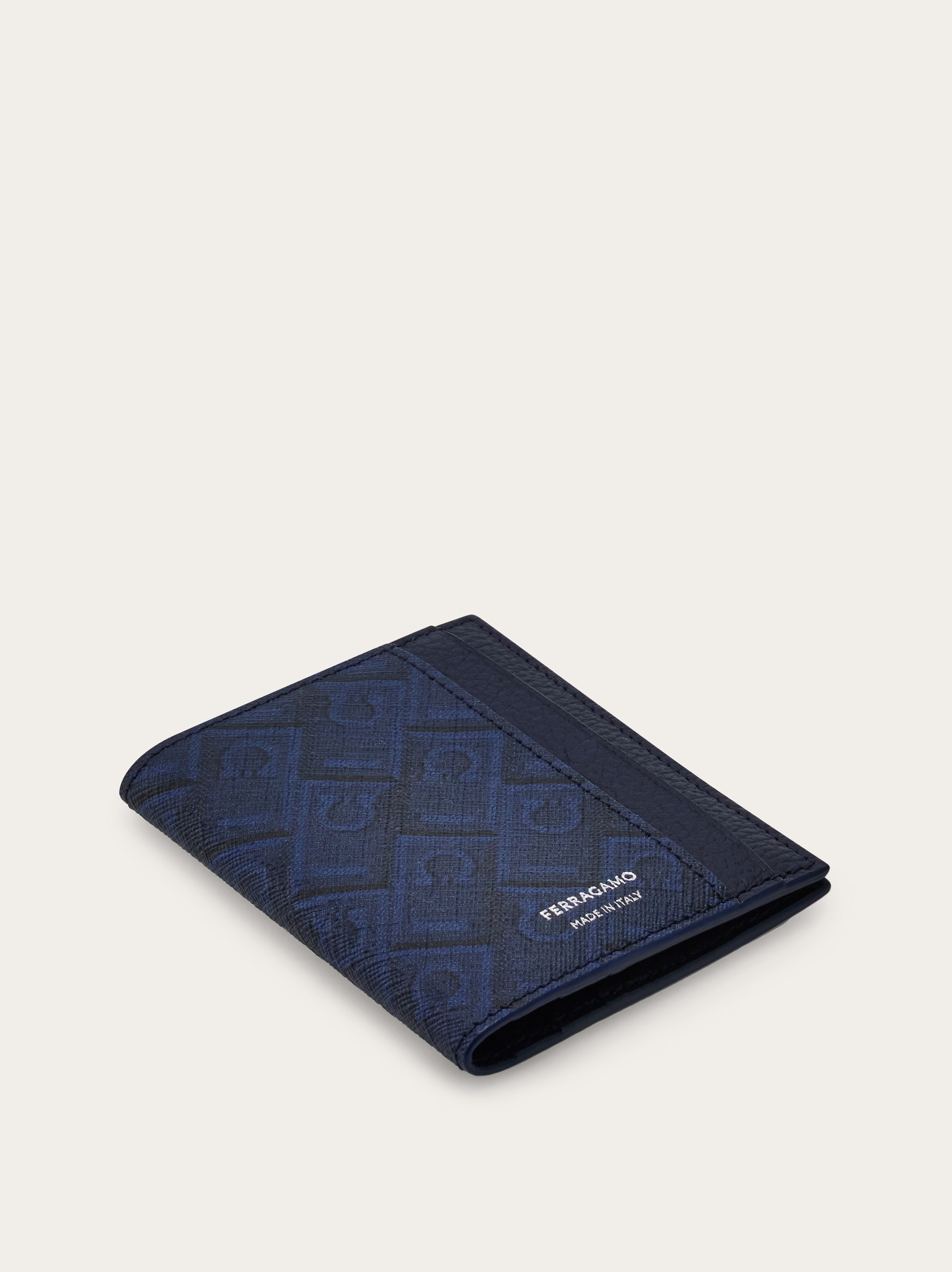 Ferragamo Monogram credit card holder - Men | Ferragamo