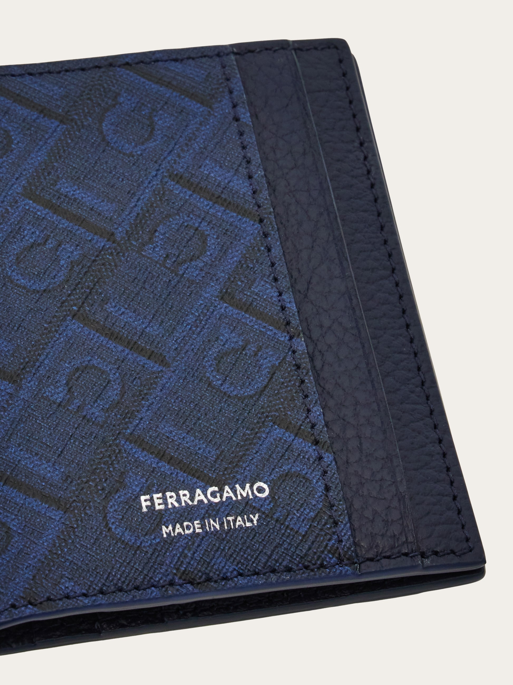 Ferragamo Monogram credit card holder - Men | Ferragamo