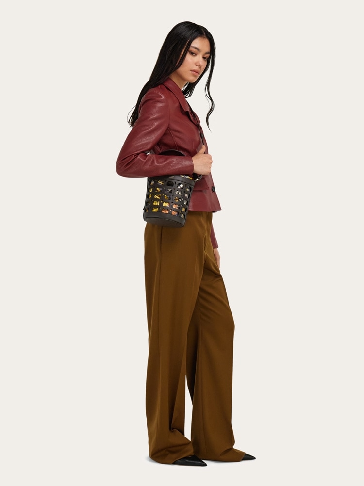 Gancini bucket bag (XS) Gallery image 9