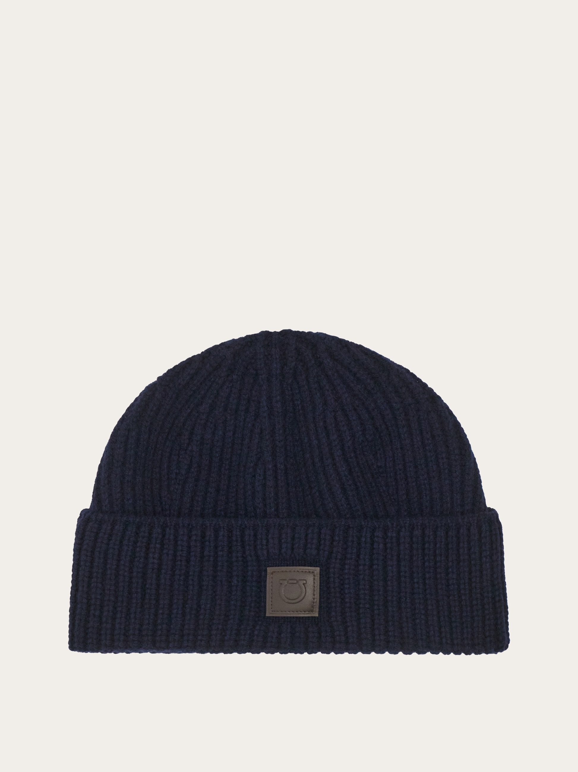 FERRAGAMO Wool Blend Knit Gancini Beanie Hat OS P00763703.jpg main image 3