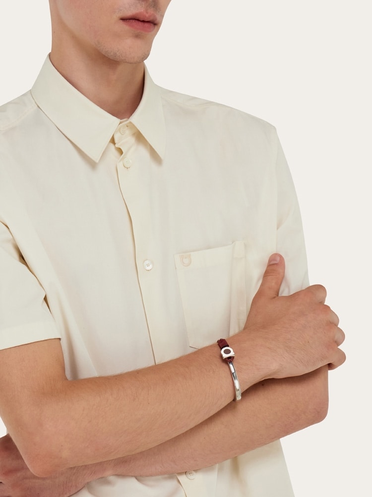 Semi-rigid Gancini bracelet (20cm) Gallery image 3