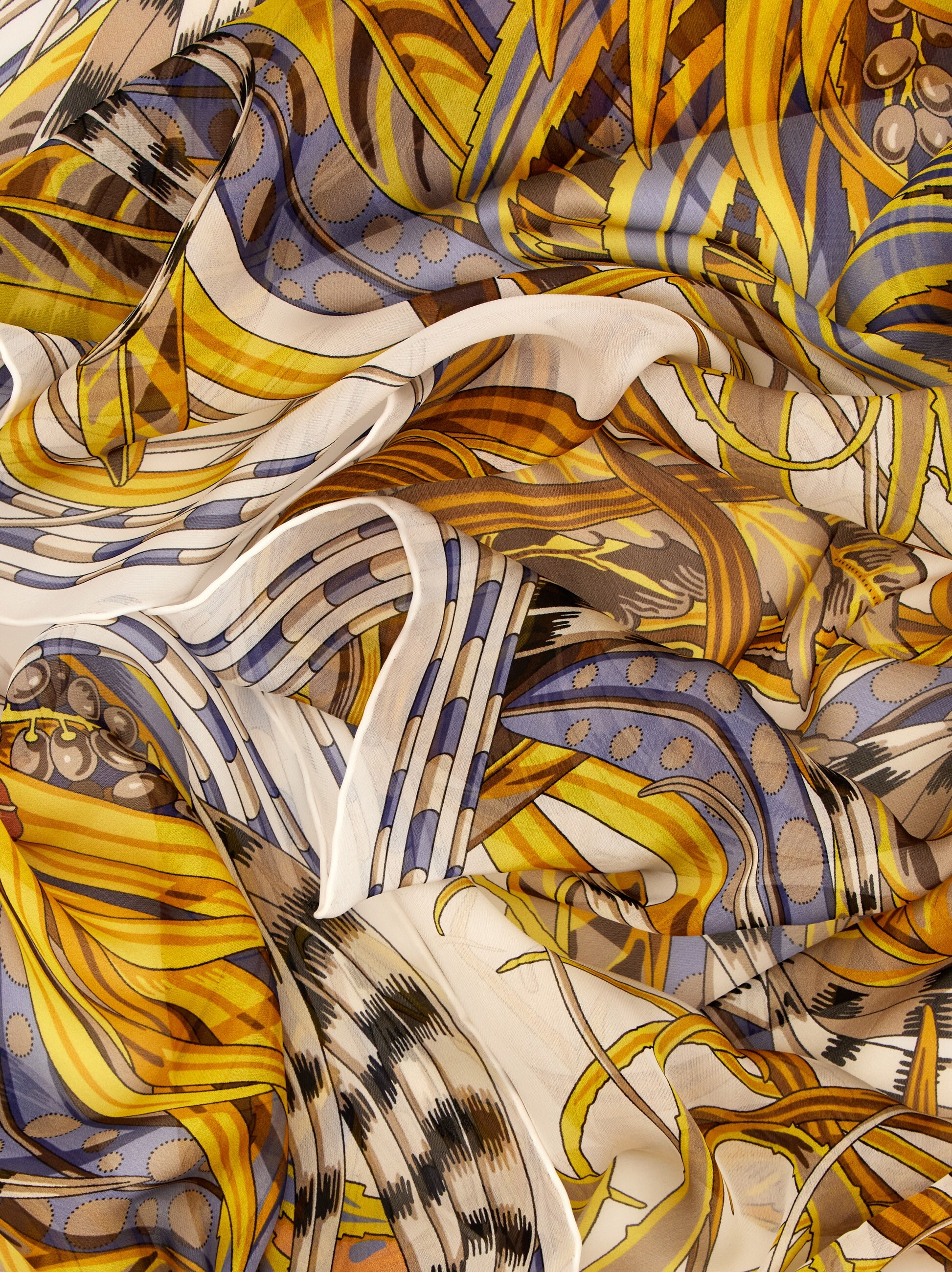 Rooster print silk scarf - Women | Ferragamo