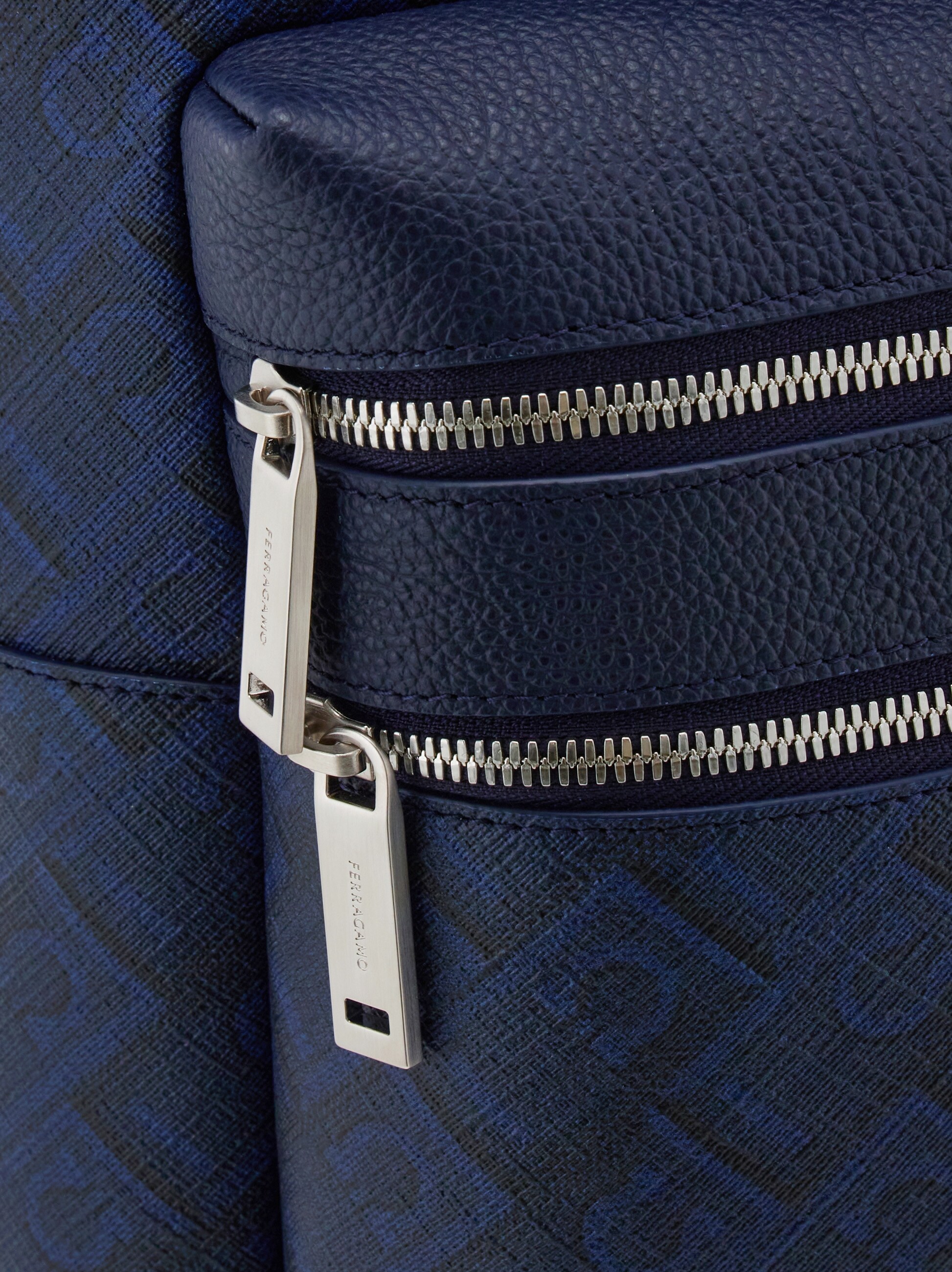 Embossed Gancini backpack - Men | Ferragamo
