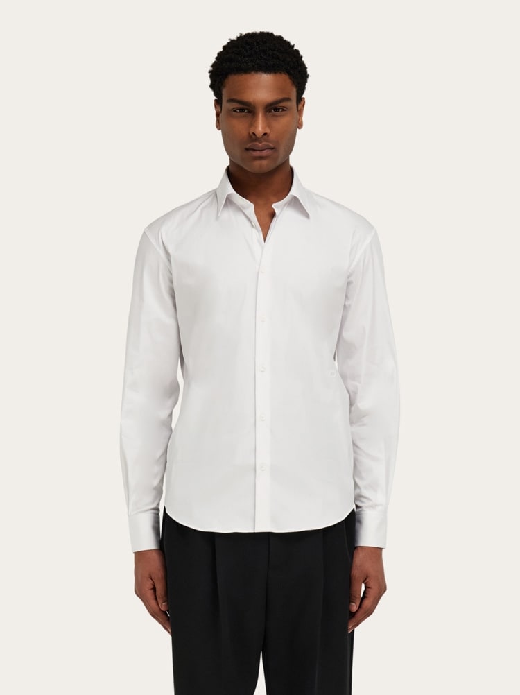 Camisa con micro estampado Gallery image 2