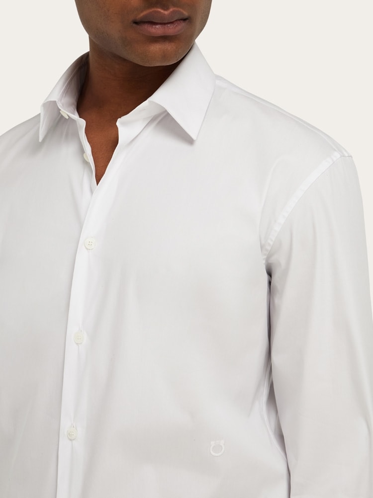 Camisa con micro estampado Gallery image 4