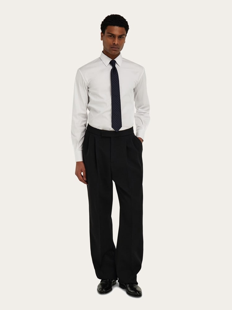 Camisa con micro estampado Gallery image 6