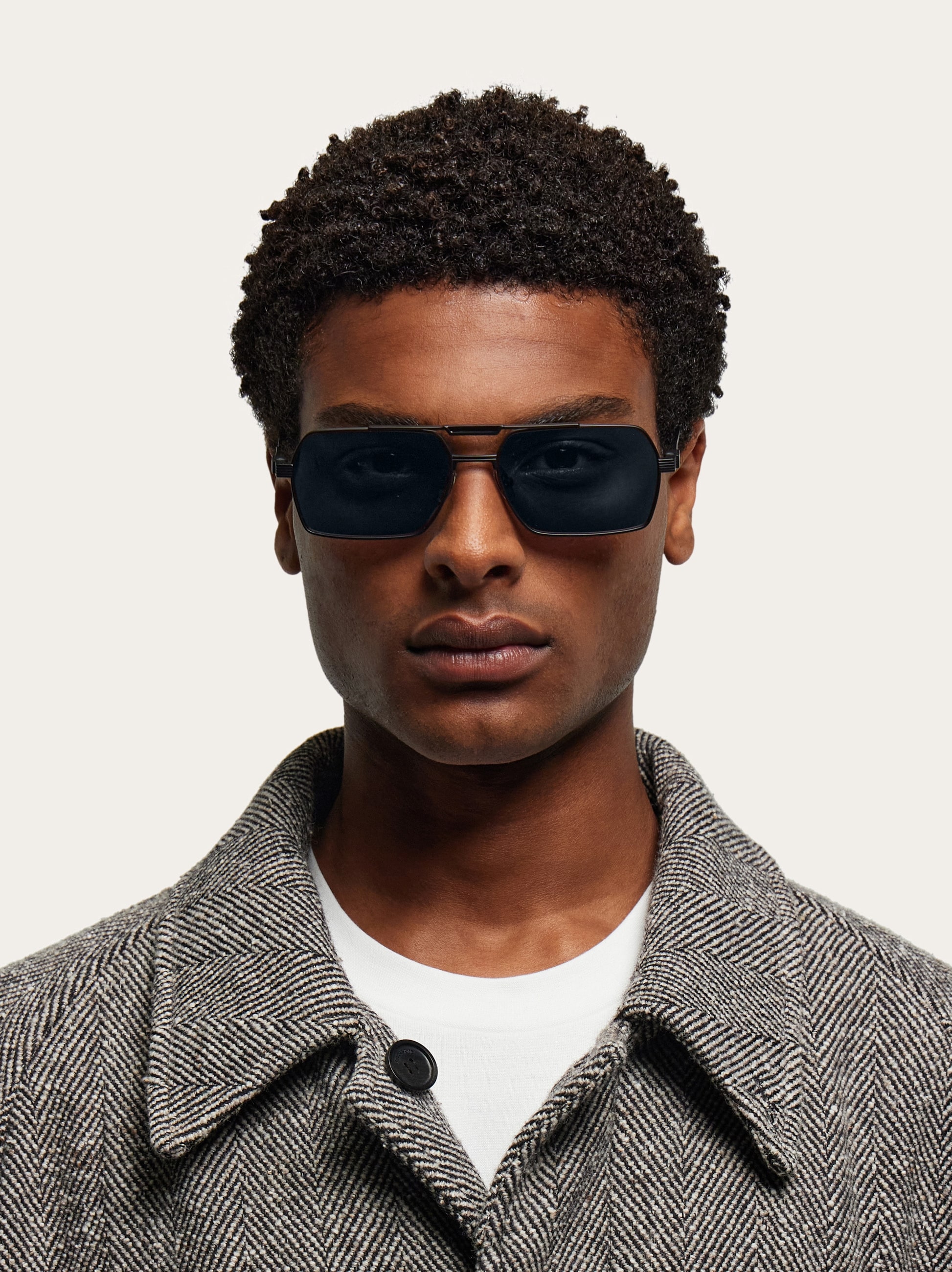 Rectangular frame sunglasses - Men | Ferragamo