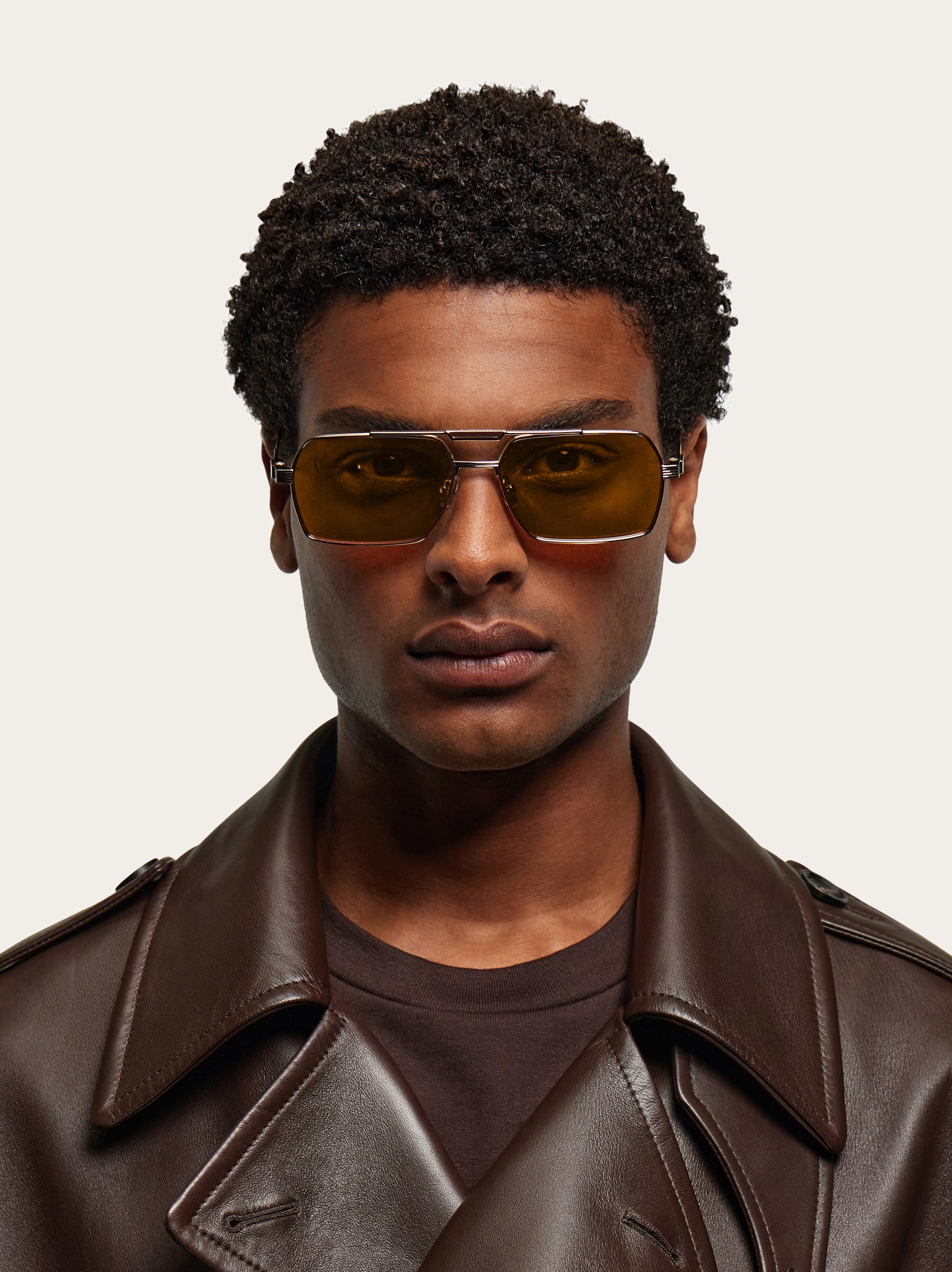 Rectangular frame sunglasses - Men | Ferragamo