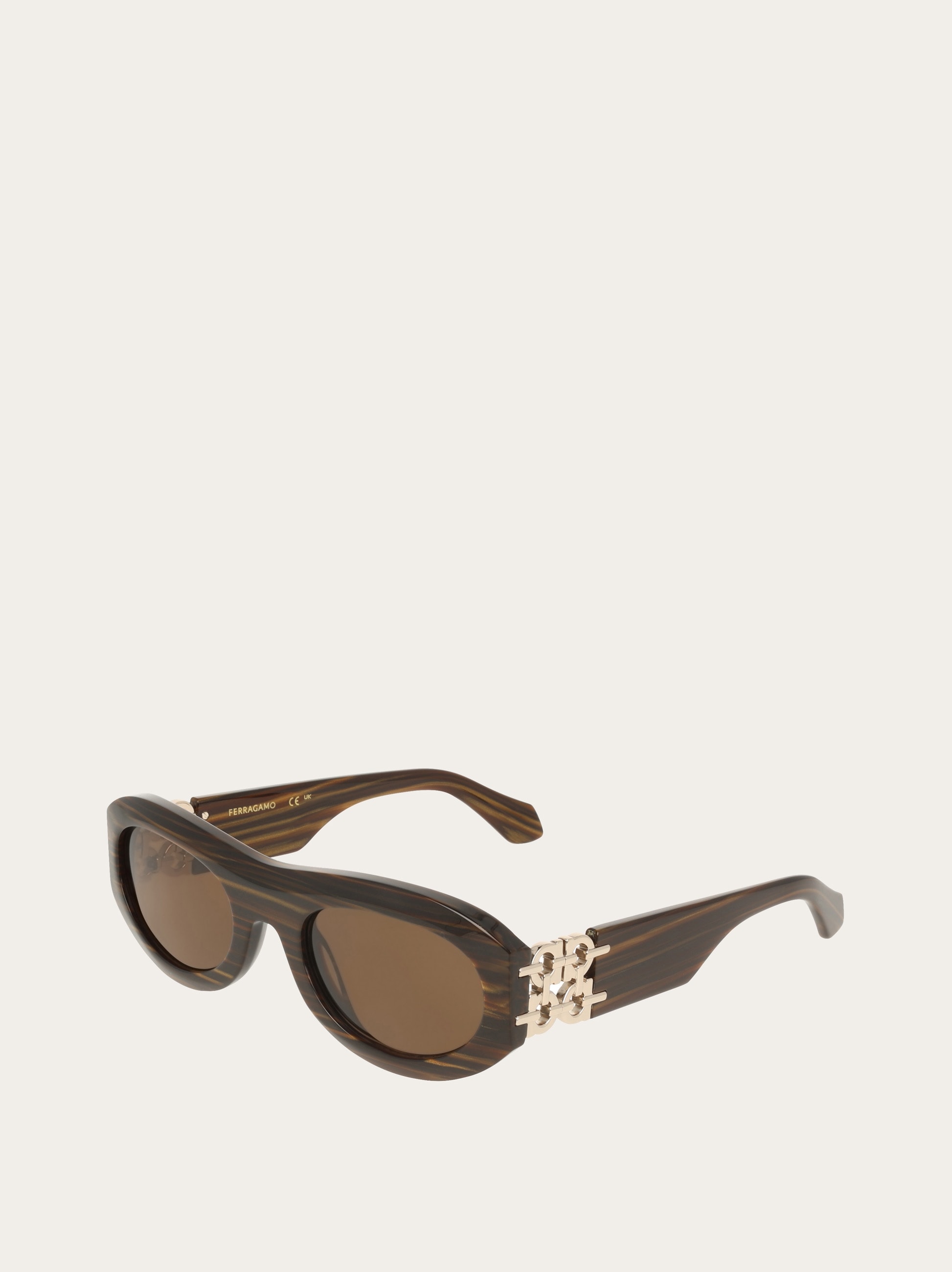 Oval frame sunglasses - Women | Ferragamo