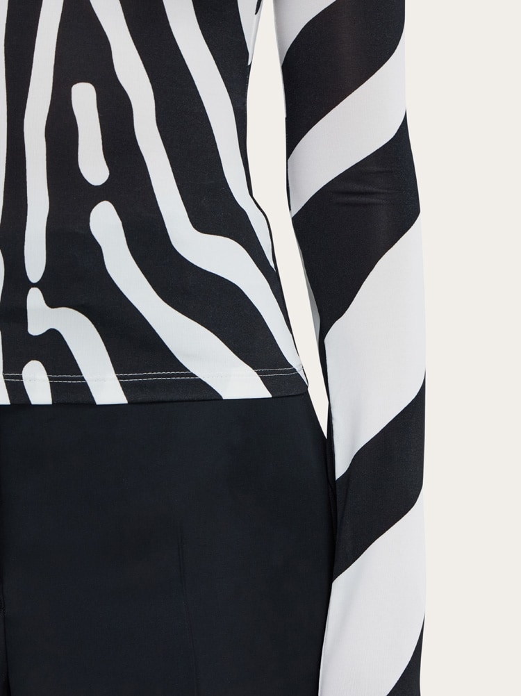 Stretch jersey turtleneck Gallery image 5