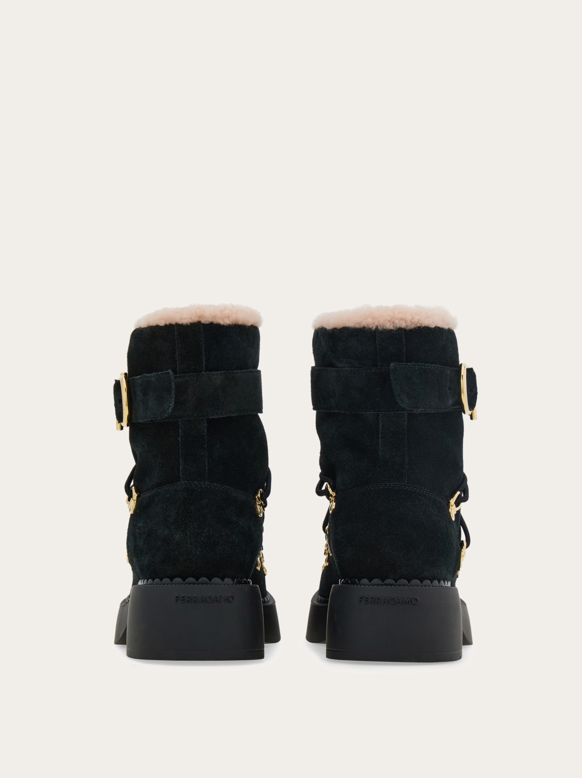 Trekking style combat boot - Women | Ferragamo