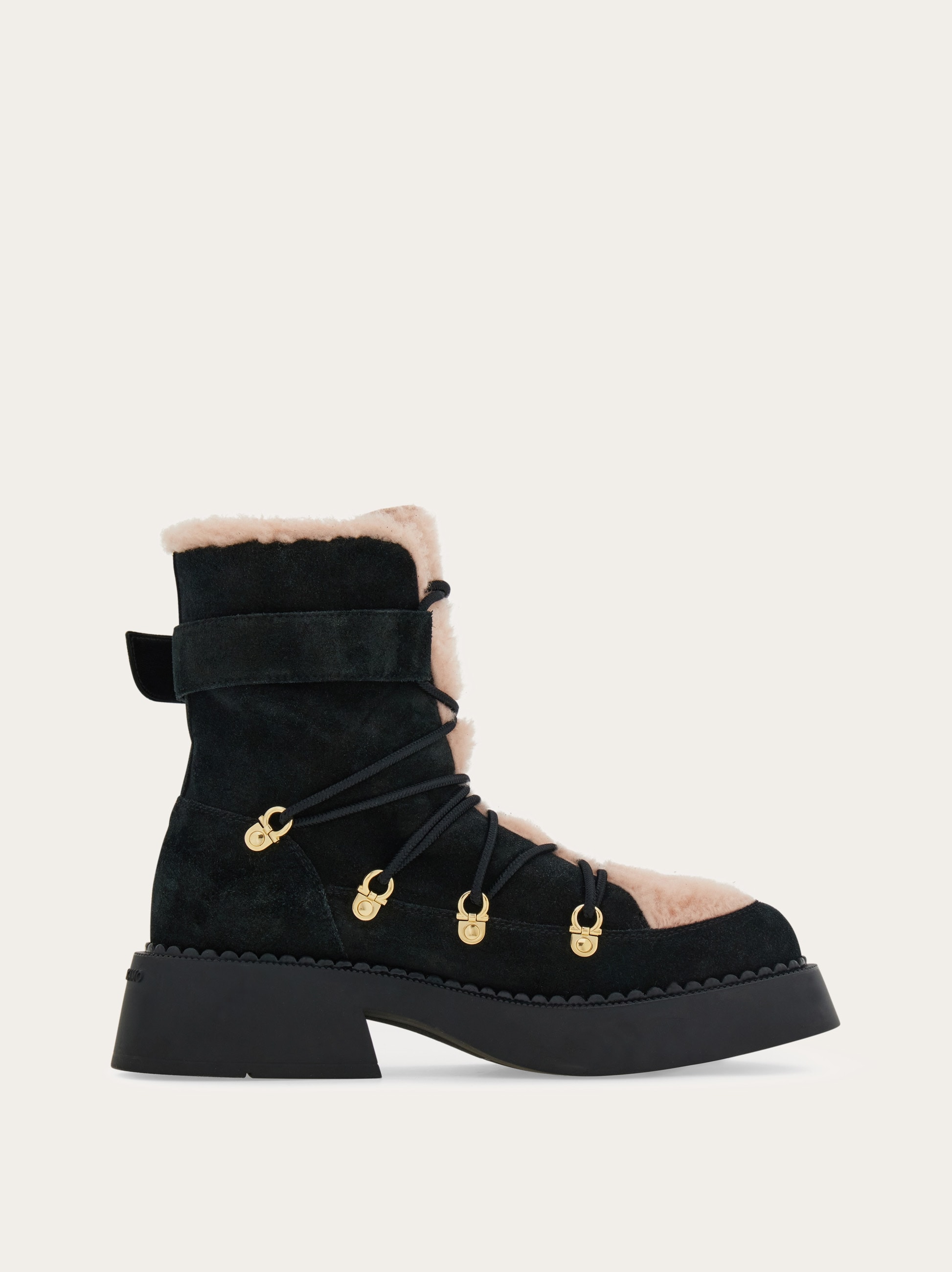 Trekking style combat boot - Women | Ferragamo