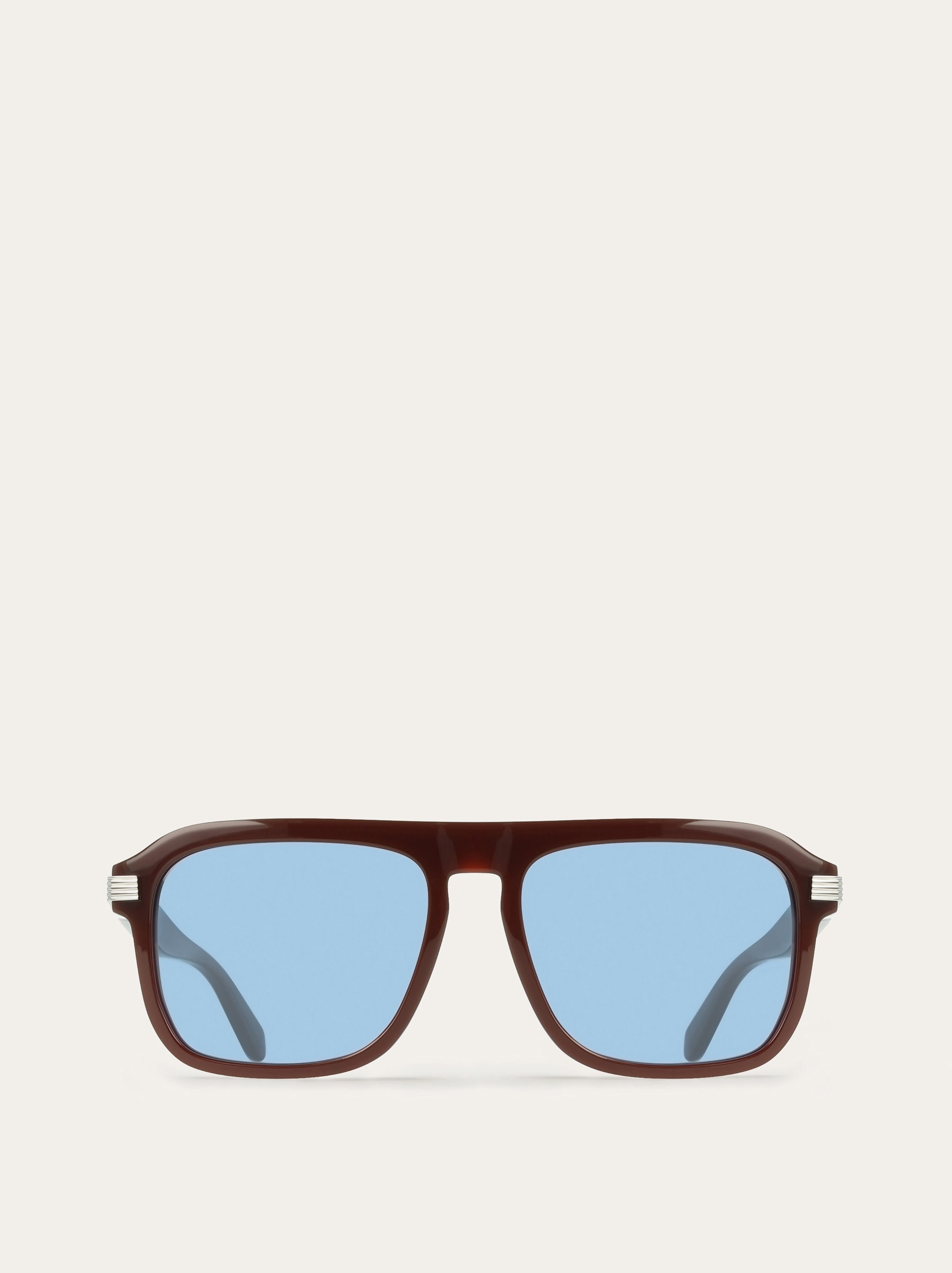 Rectangular frame sunglasses - Men | Ferragamo display picture 3