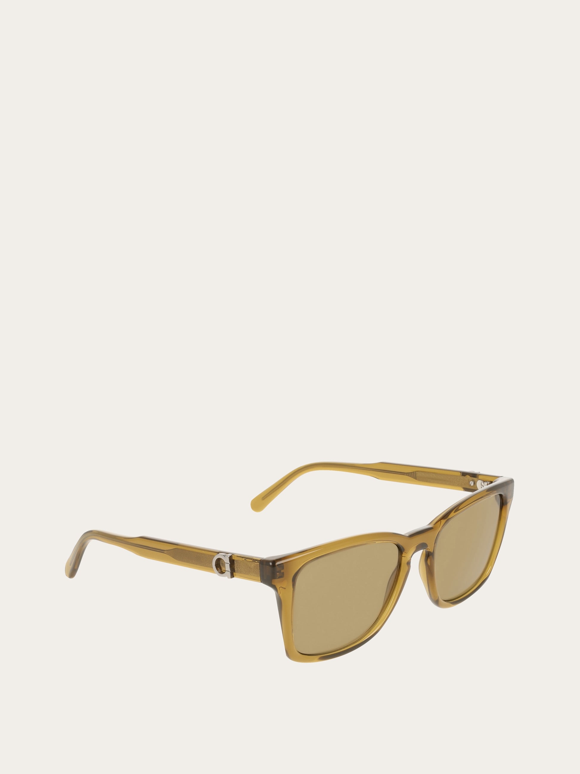 【良品】Salvatore Ferragamoガンチーニ　スクエア　サングラス Rectangular frame sunglasses - Men | Ferragamo