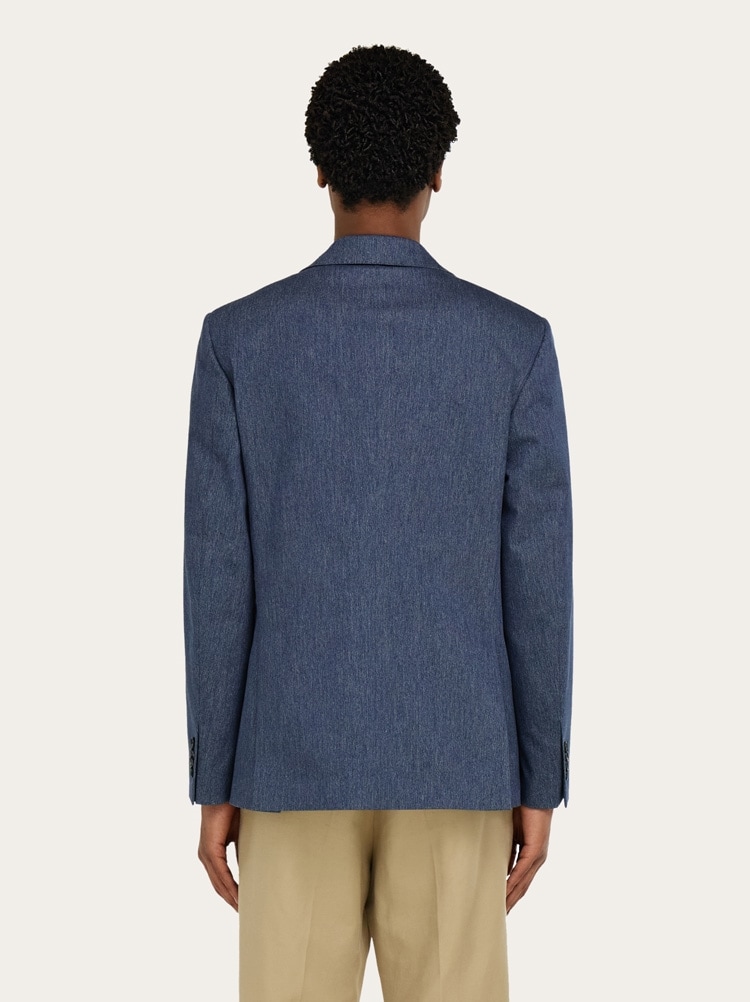 Single breasted denim blazer Gallery image 3