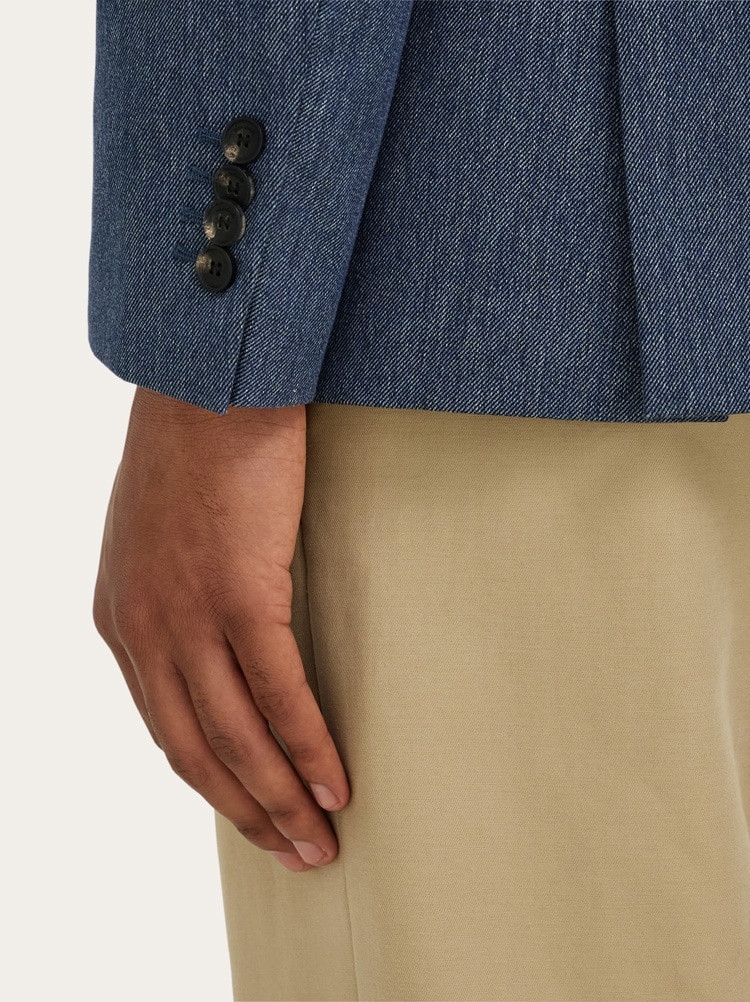 Single breasted denim blazer Gallery image 5